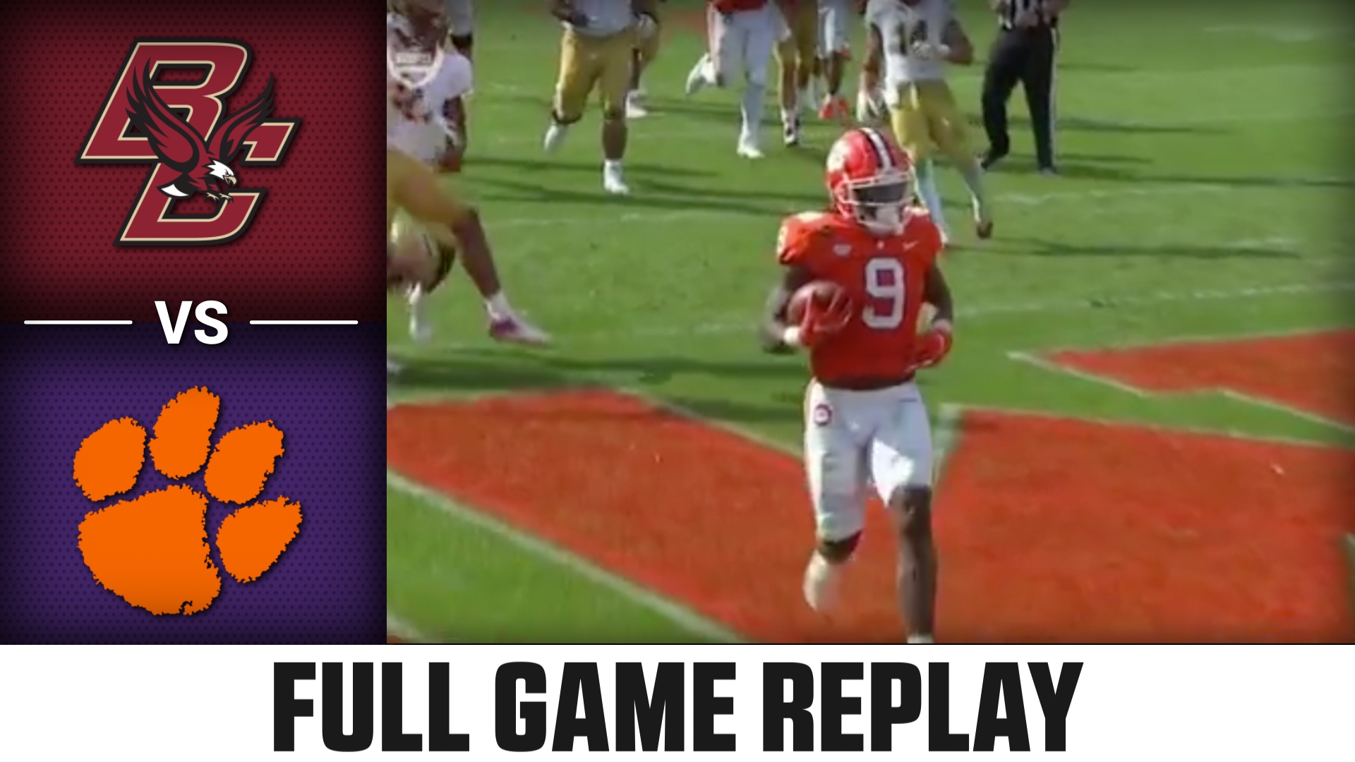 Boston College vs. Clemson (10.31.20) Football Replay