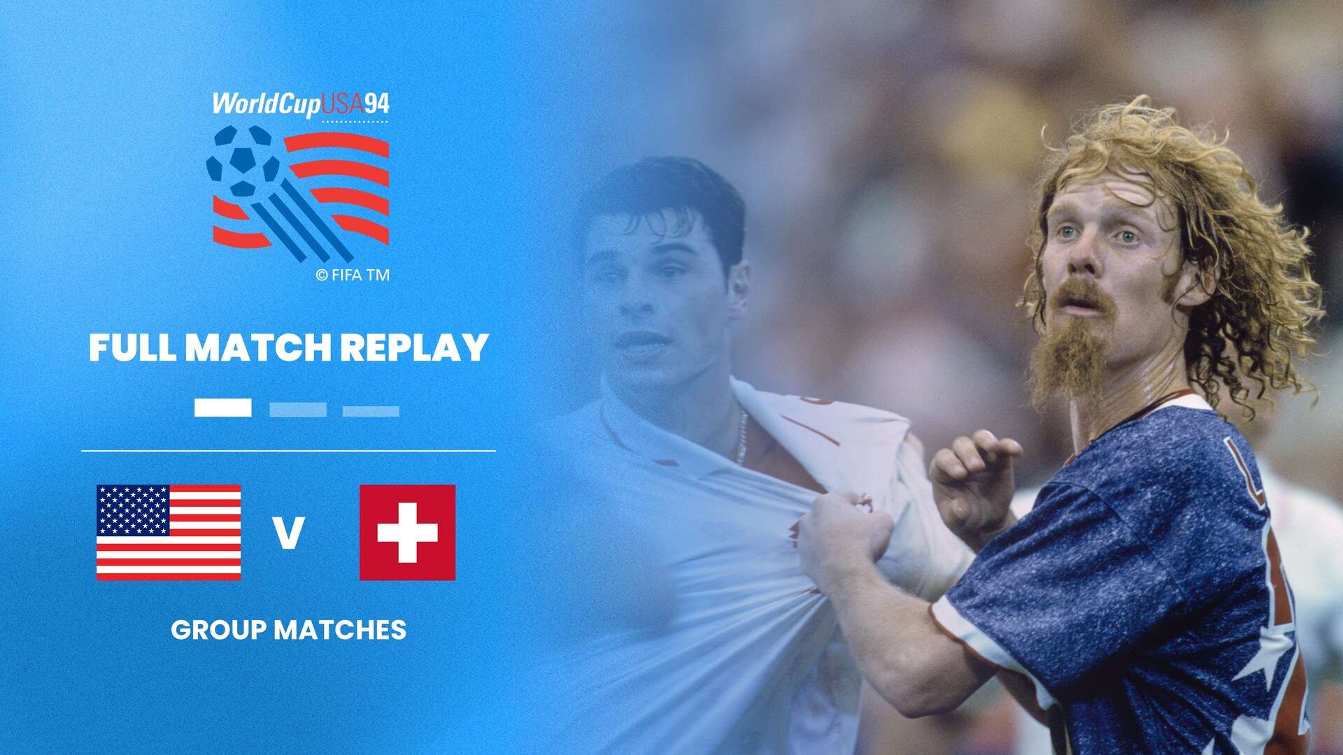 USA v Switzerland | Group Matches | 1994 FIFA World Cup USA™ | Full Match Replay