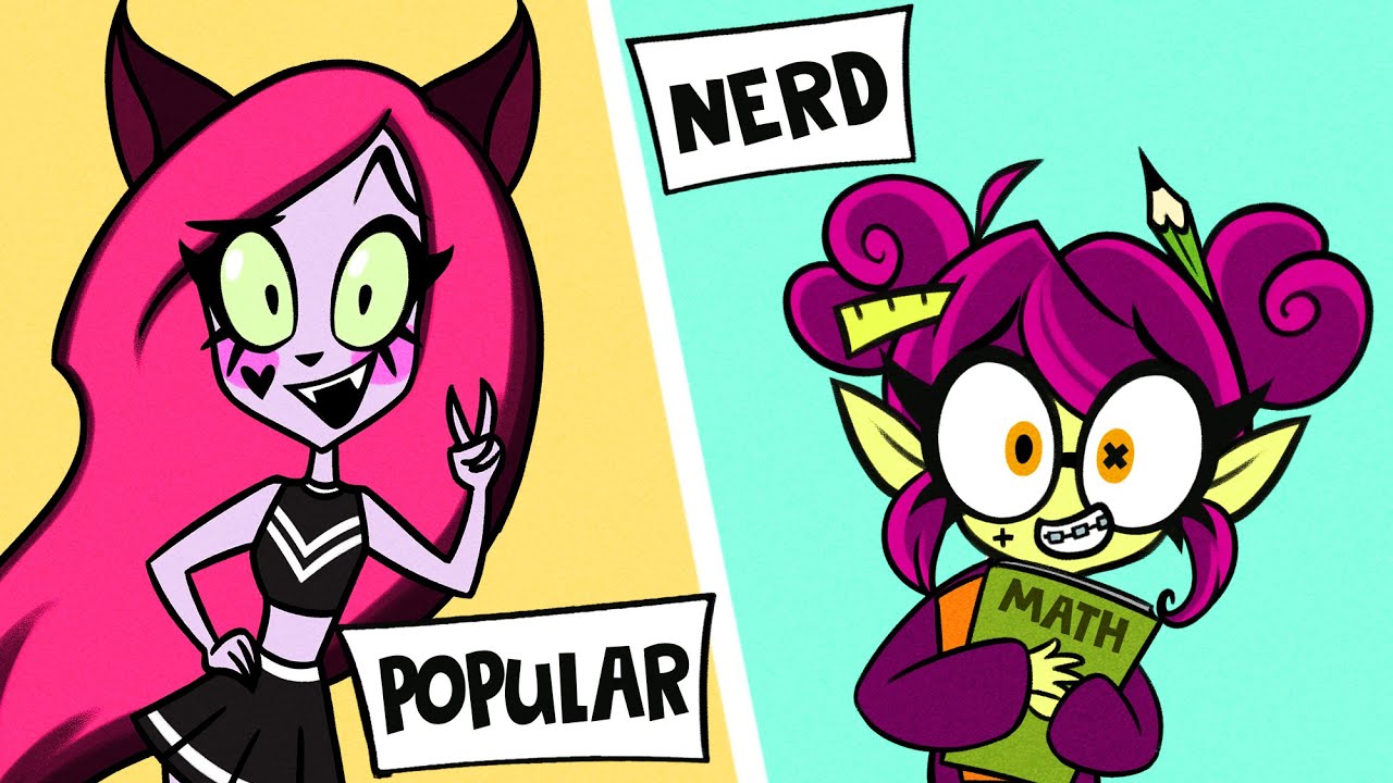 Estudiante Nerd And Popular || Tipos de estudiantes en la escuela