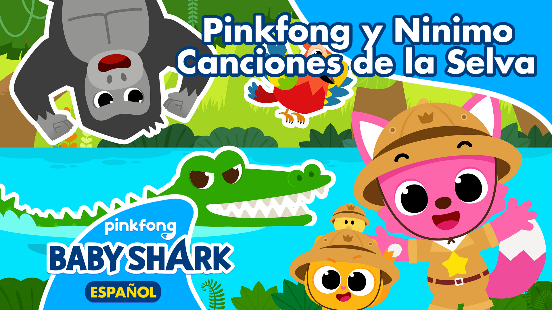 Pinkfong y Ninimo Canciones de la Selva