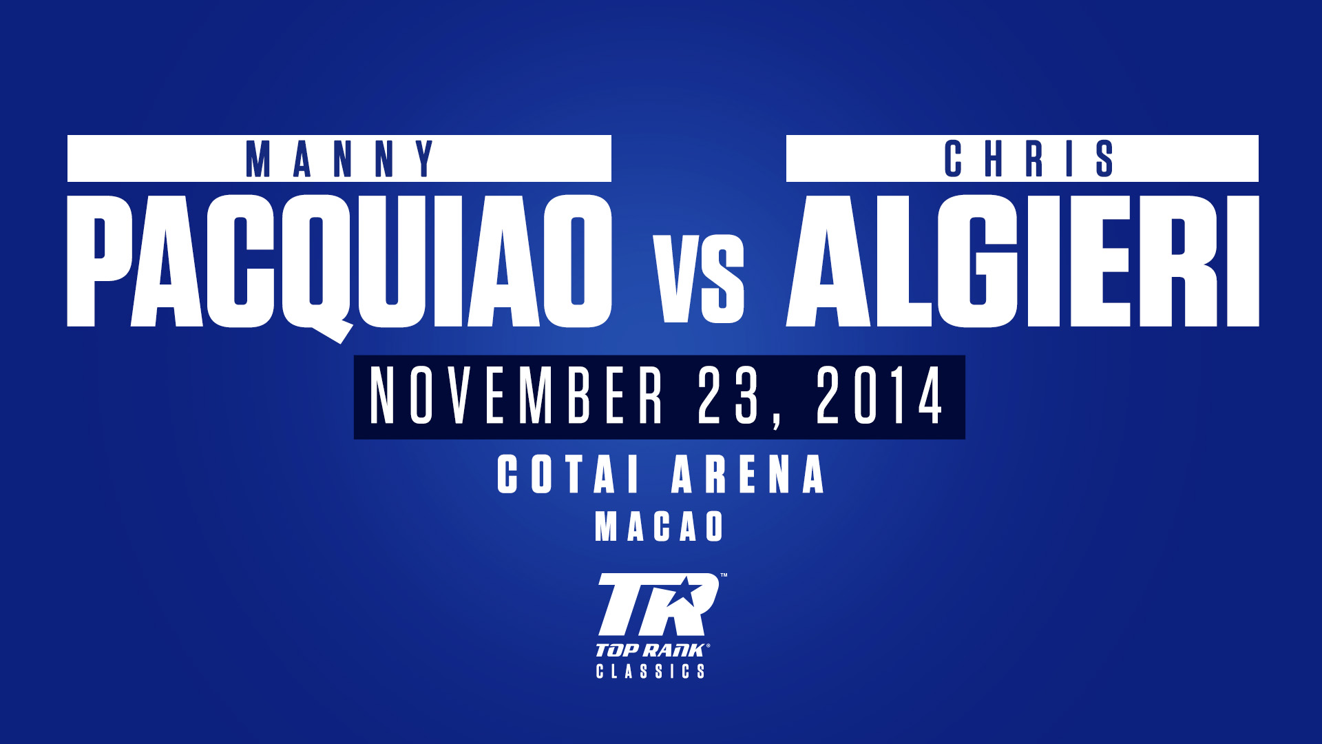 Manny Pacquiao vs Chris Algieri