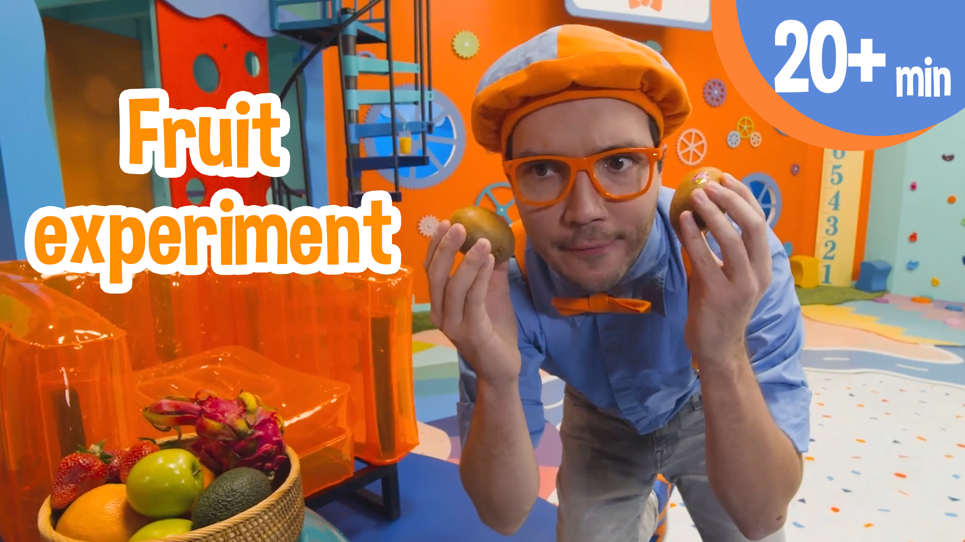 Blippi Visits an Orange Farm