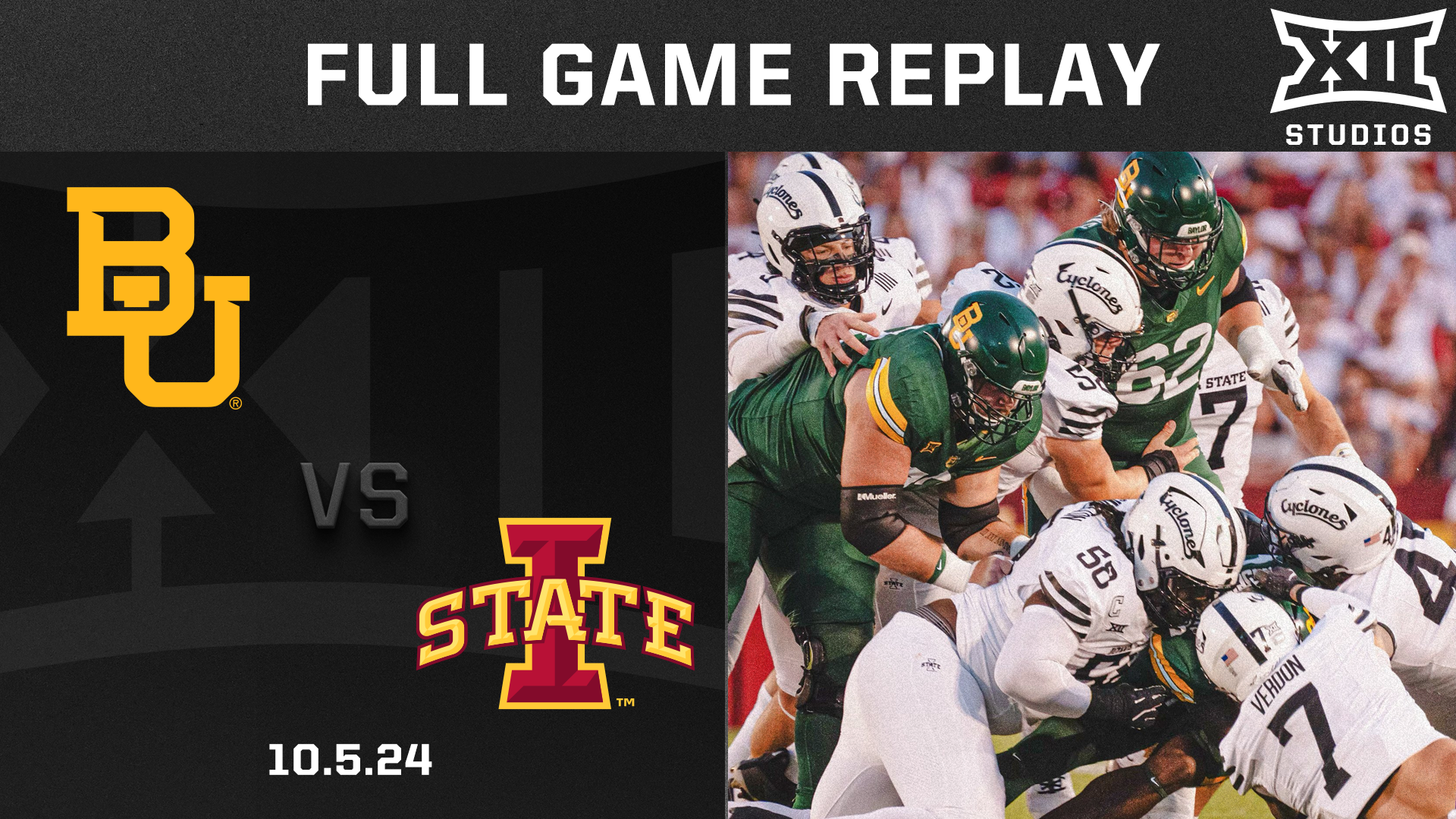 Baylor vs. Iowa State (10.5.24) Football Replay
