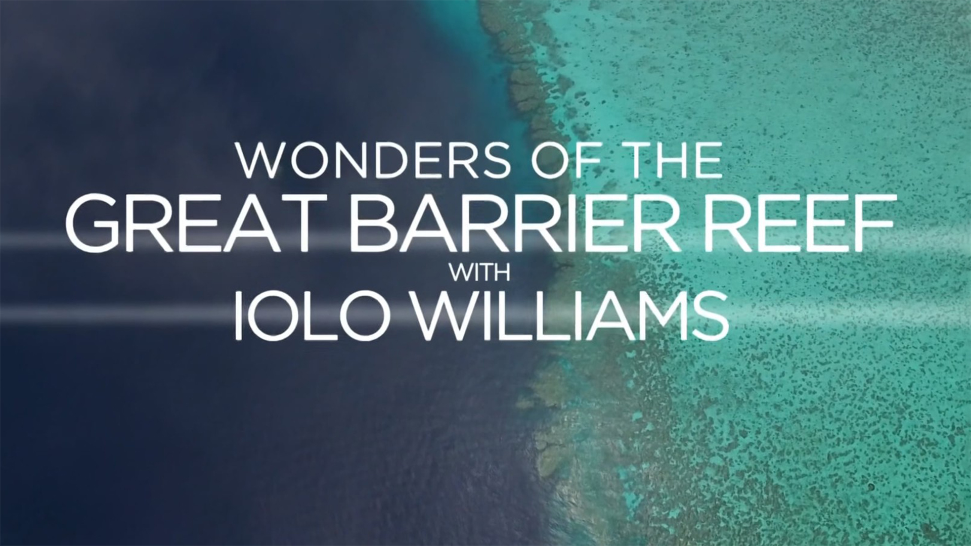 Wonders of the Great Barrier Reef with Iolo Williams