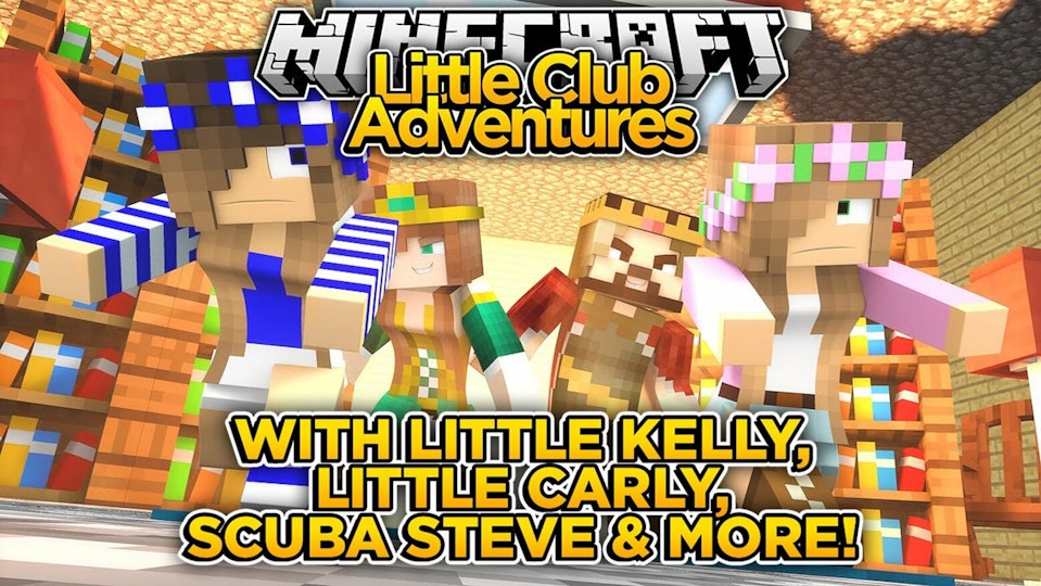 Little Carly Plays Minecraft