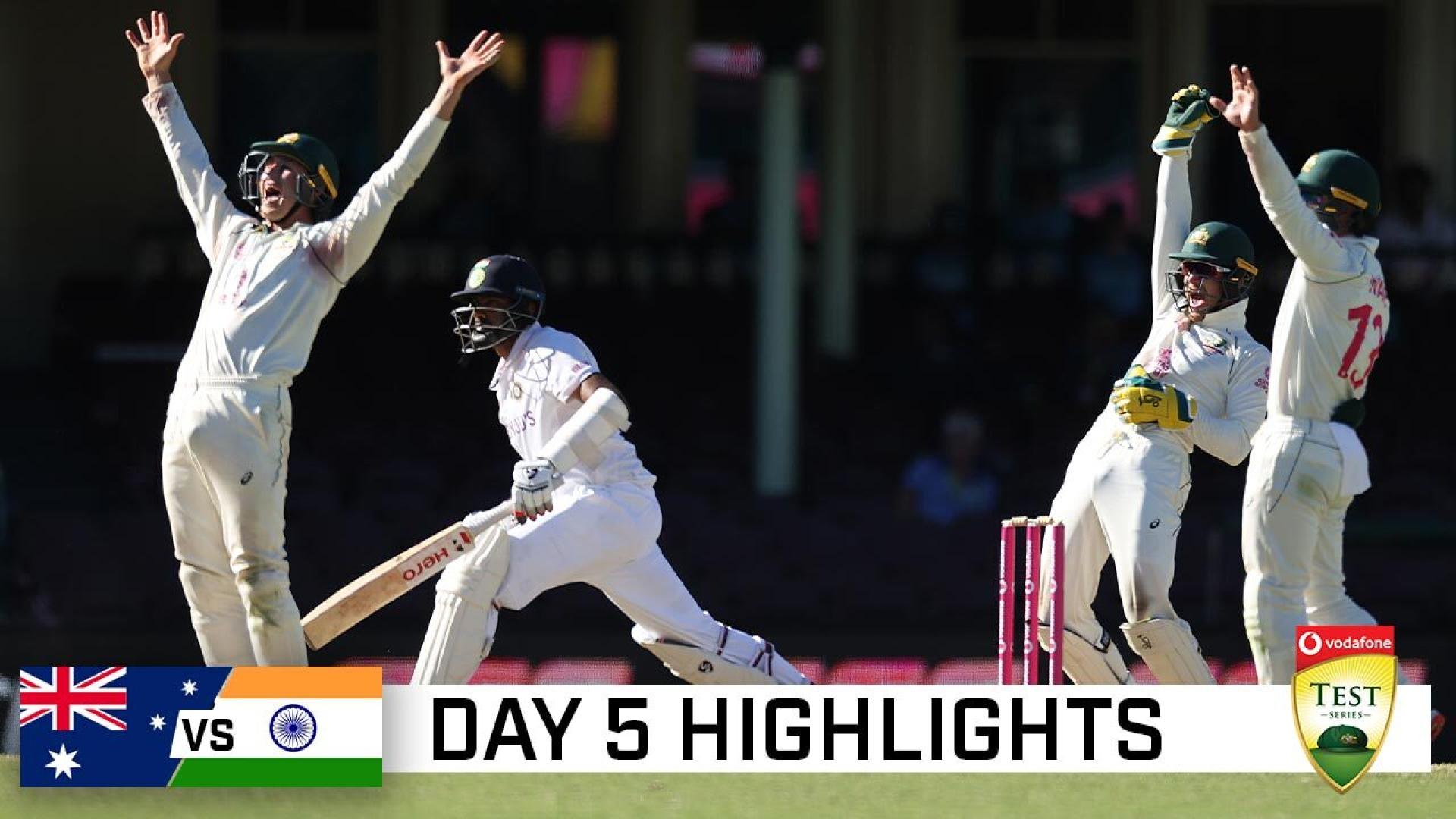 Brave India pull off the great escape at the SCG | RAPID REWIND | 2020/21 Border-Gavaskar Trophy | Third Test, Day 5
