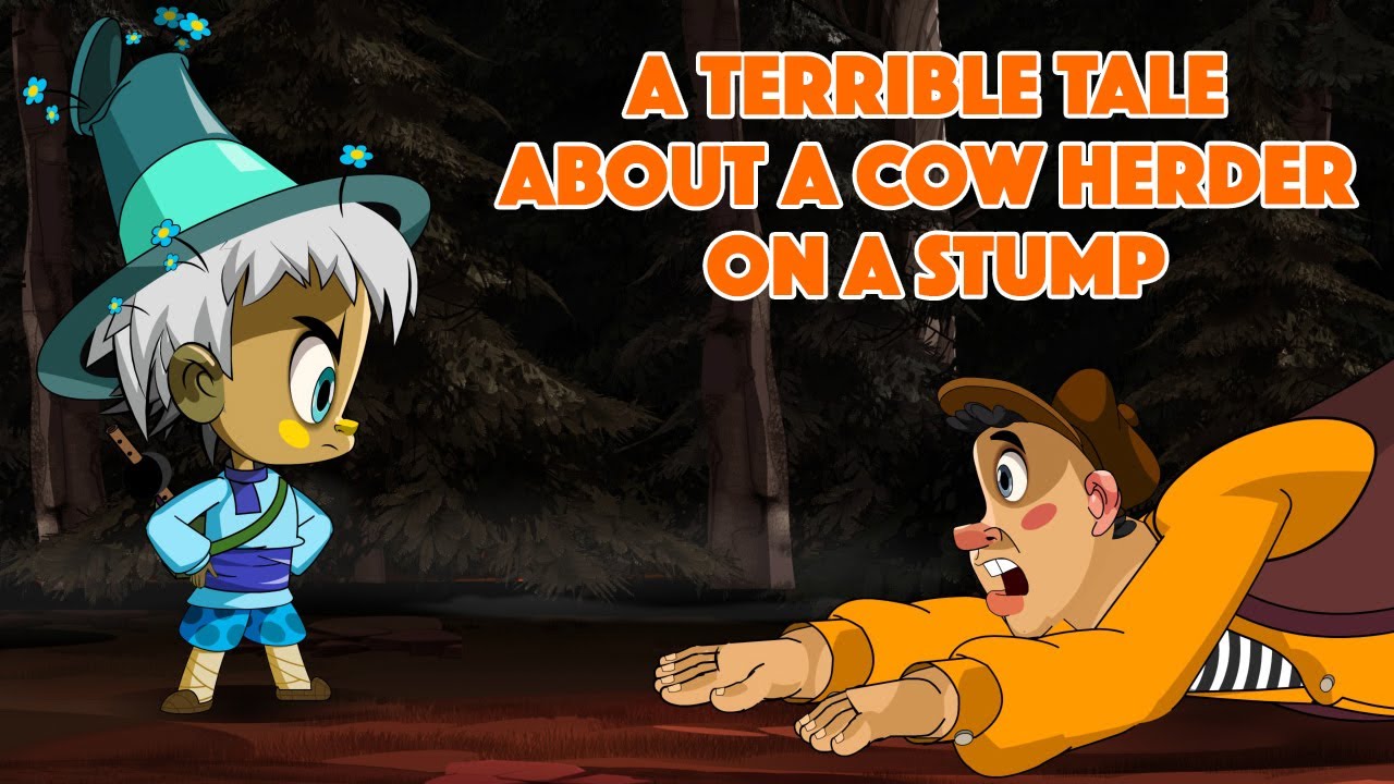 A Terrible Tale About A Cow Herder On A Stump