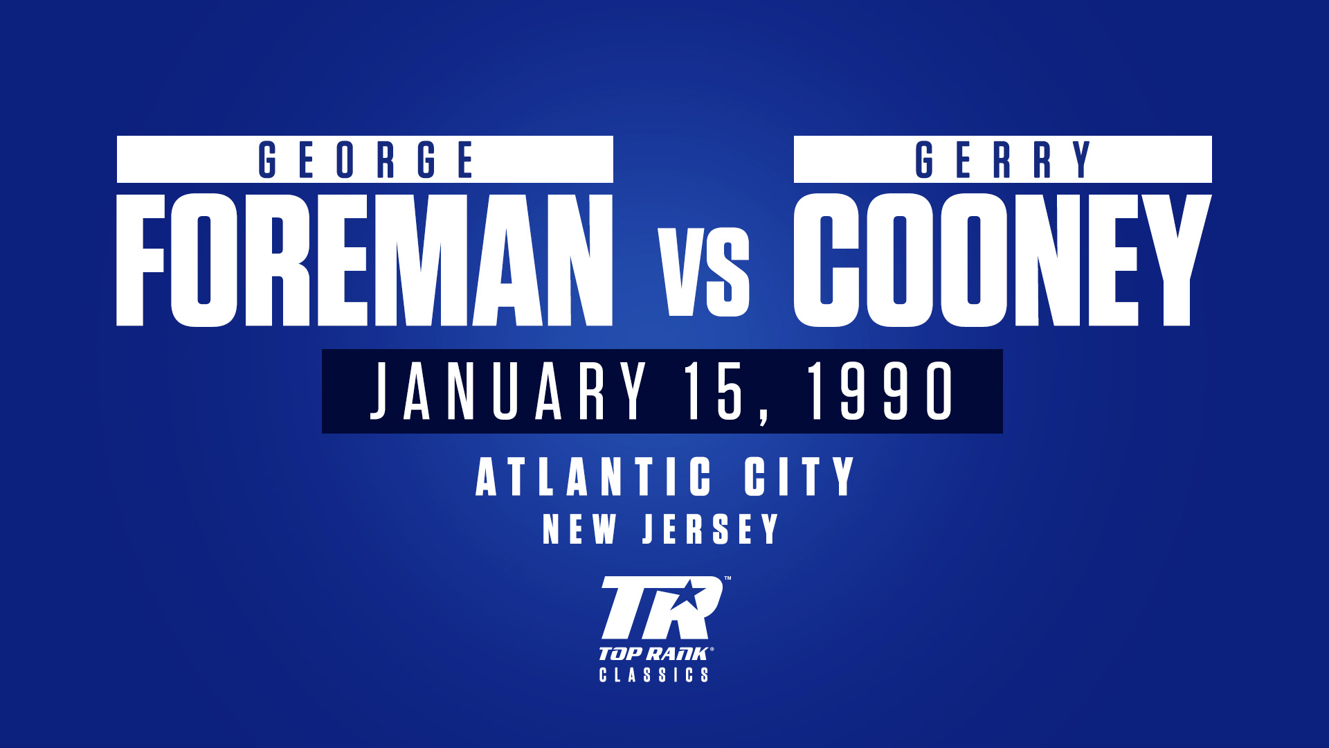 George Foreman vs Gerry Cooney