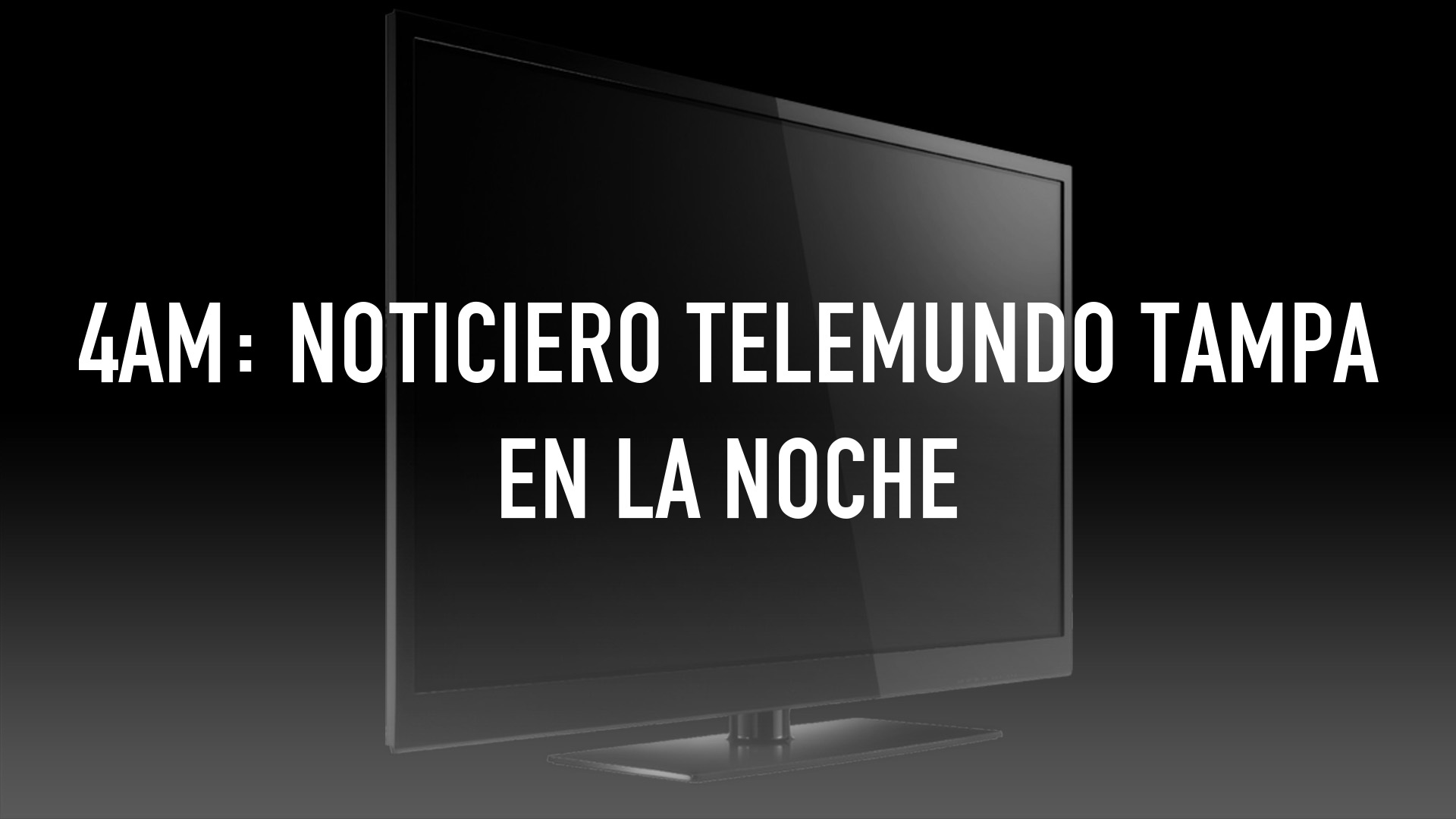 4am: Noticiero Telemundo Tampa en la Noche