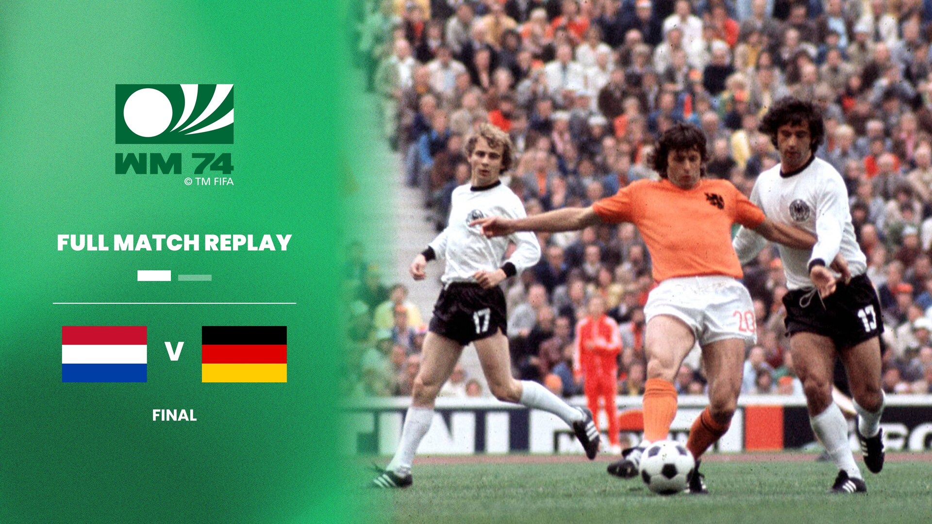 Países Bajos vs República Federal de Alemania | Final | Copa Mundial de la FIFA Alemania 1974™ | Partido Completo