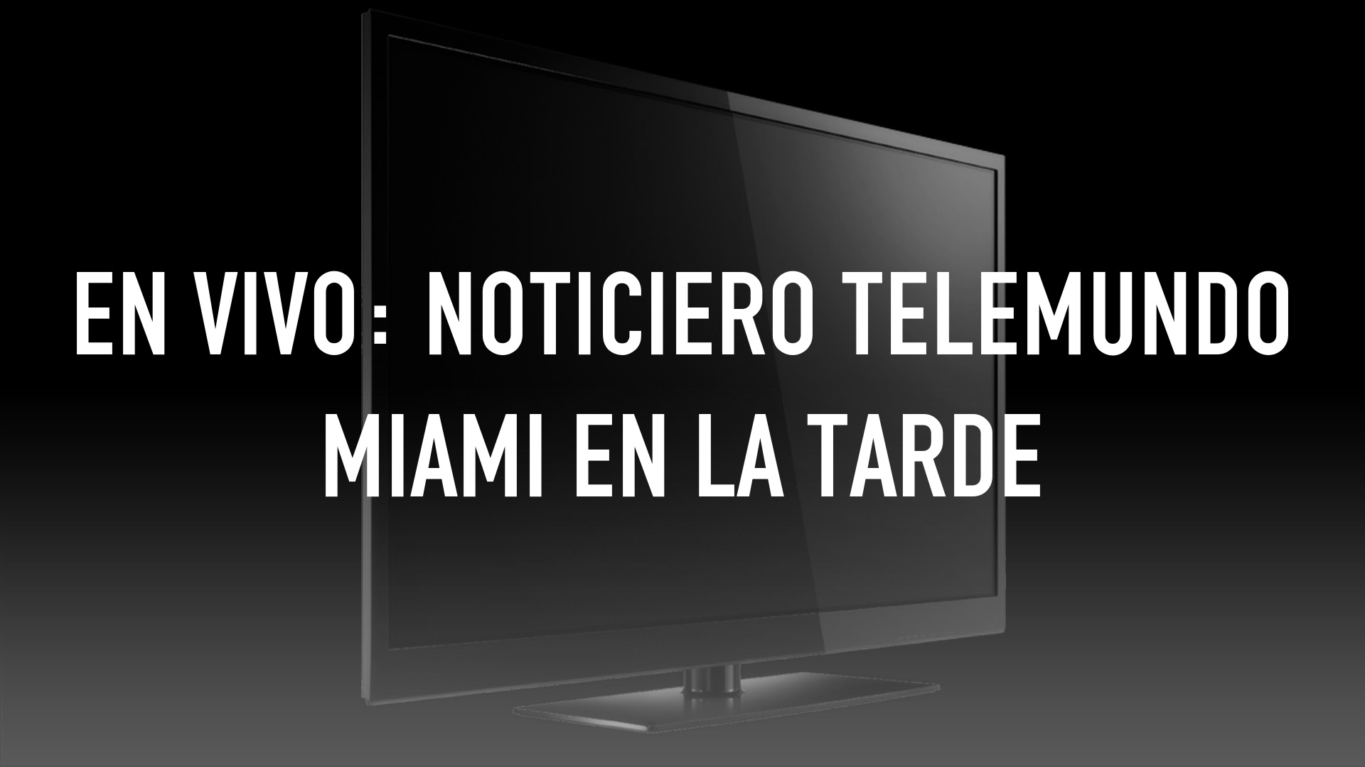 En Vivo: Noticiero Telemundo Miami en la Tarde