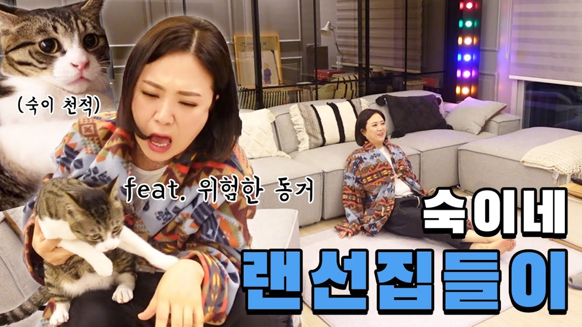 김숙의 랜선 집들이에 초대합니다 그런데 고양이😽를 곁들인..