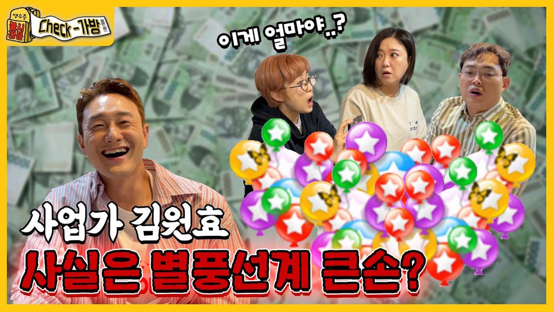 💰사업 중독 김원효, 이제는 인터넷 방송까지? [영수증 불시 검문 Check-가방]