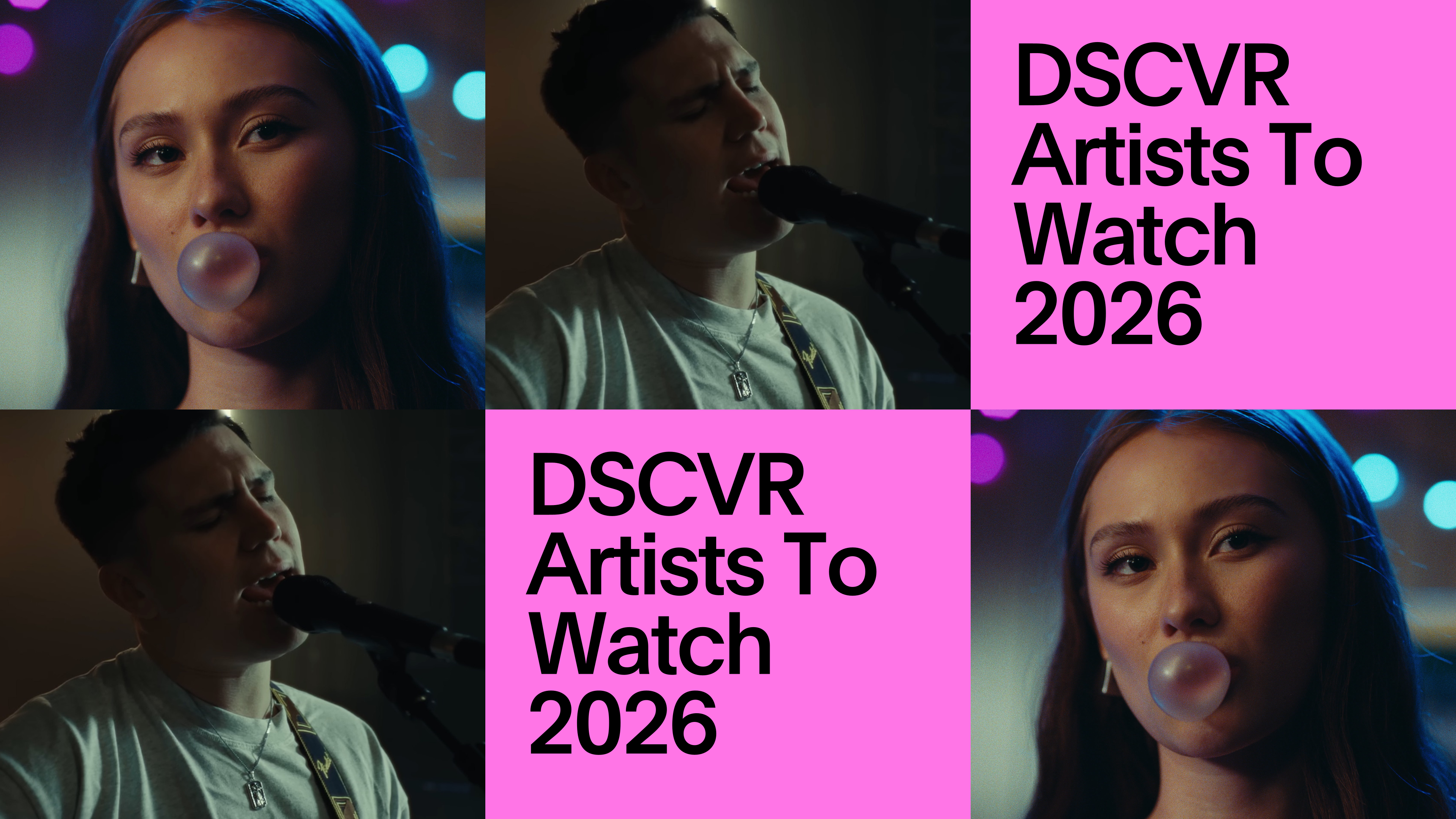 DSCVR Artists To Watch 2026