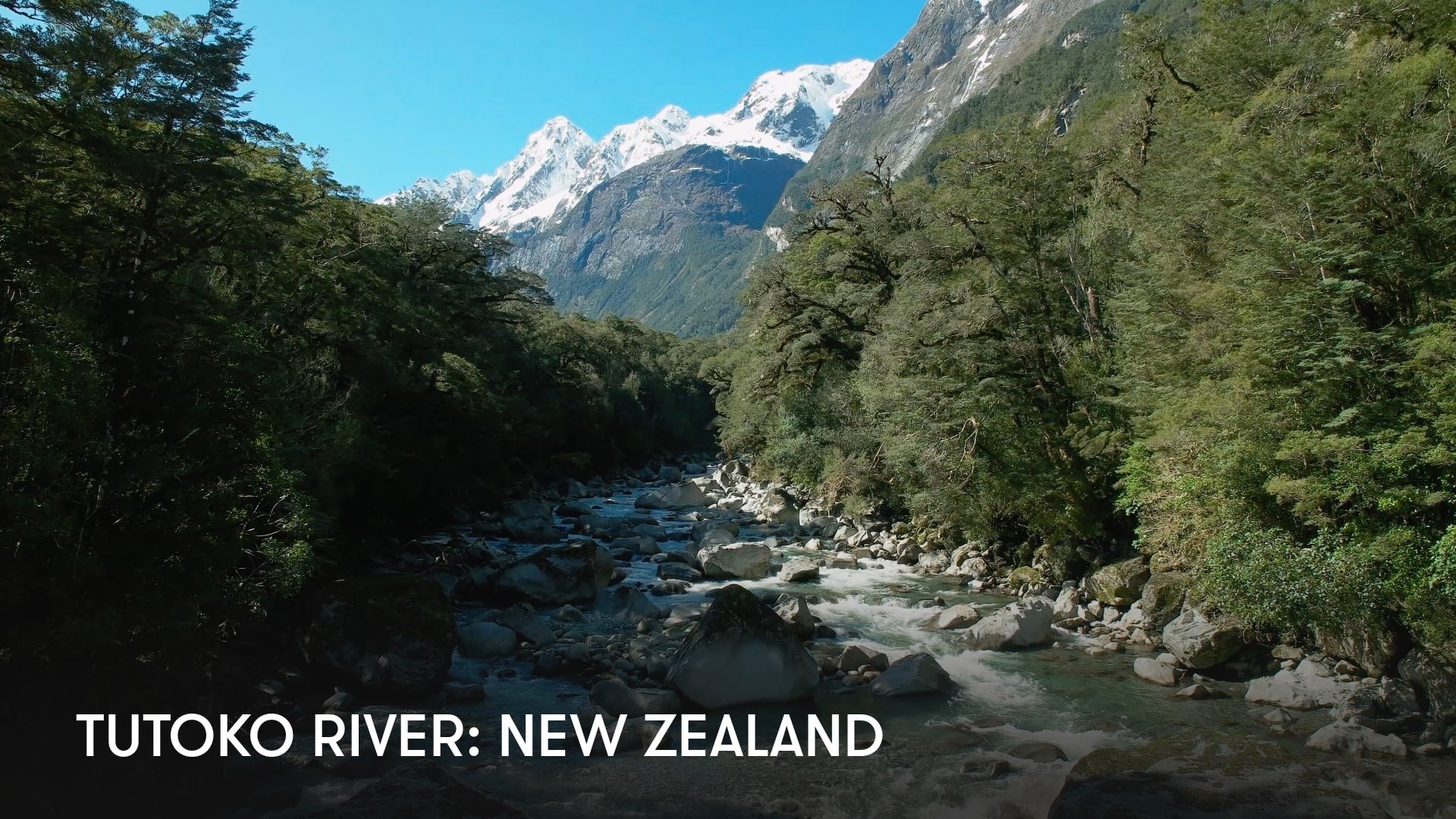 Tutoko River: New Zealand