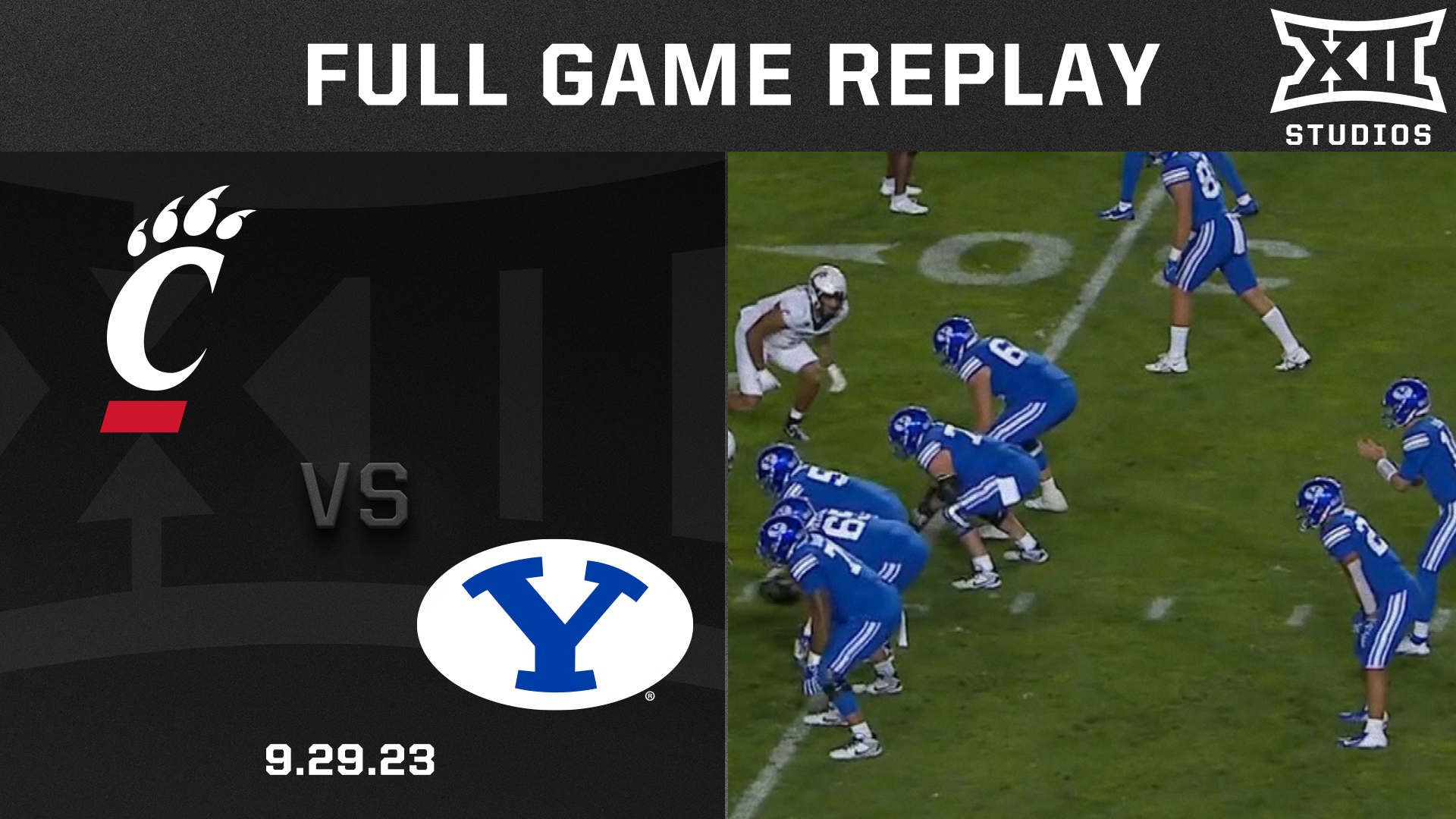 Cincinnati vs. BYU Football 9.29.23