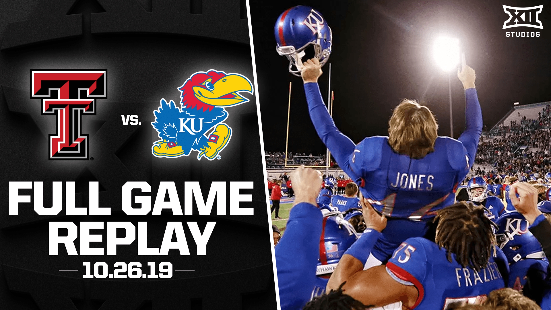 Texas Tech vs. Kansas (10.26.19) Football Full Game Replay
