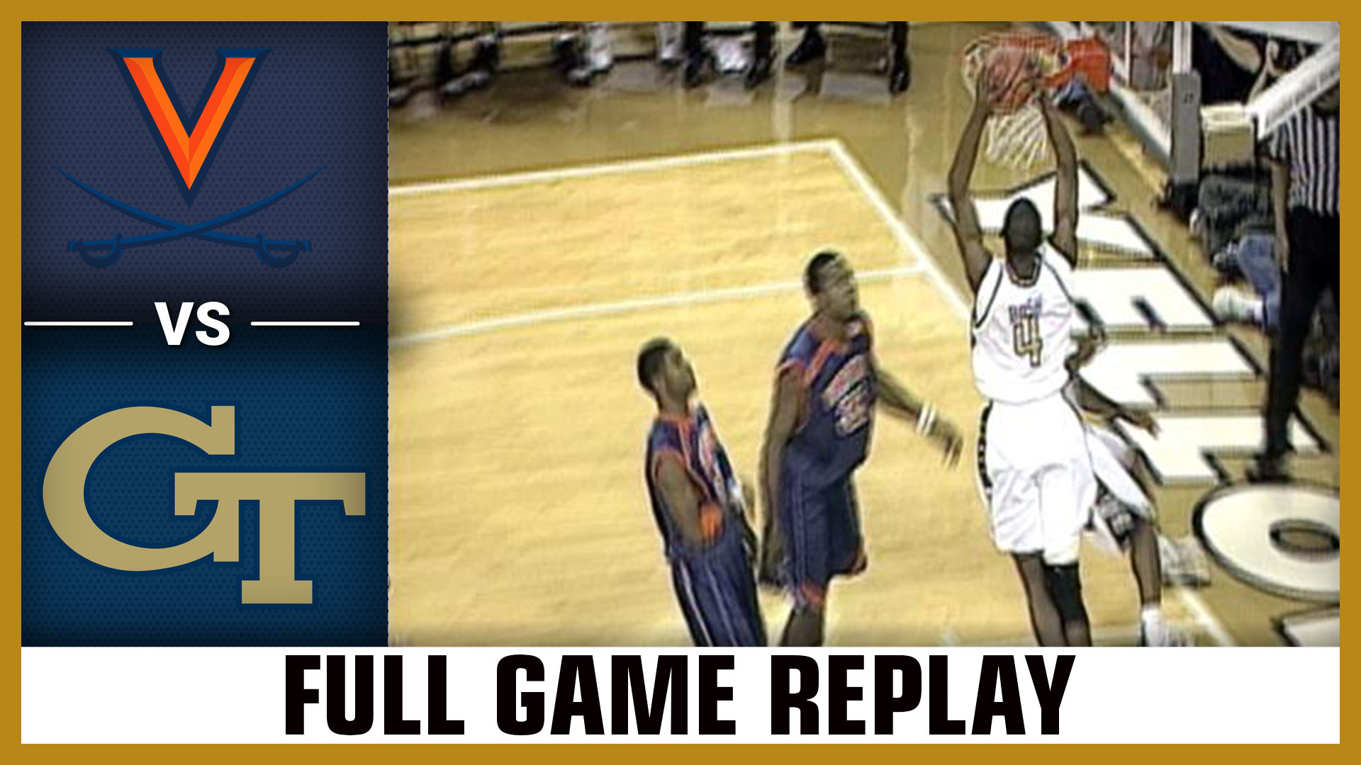 Virginia vs. Georgia Tech (2.1.03) MBB Replay