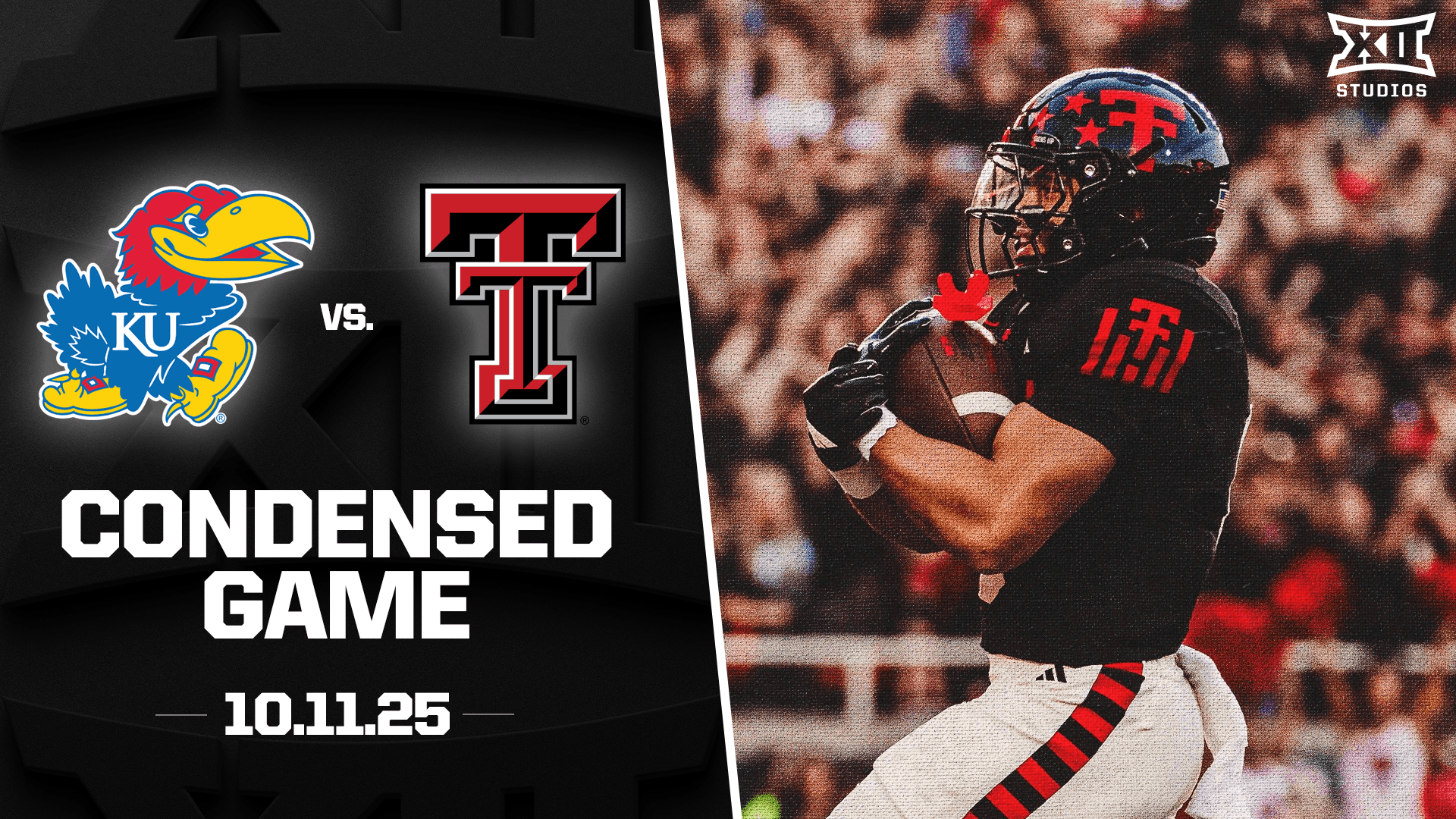 Kansas vs. #9 Texas Tech Condensed Game | Week 7 Football