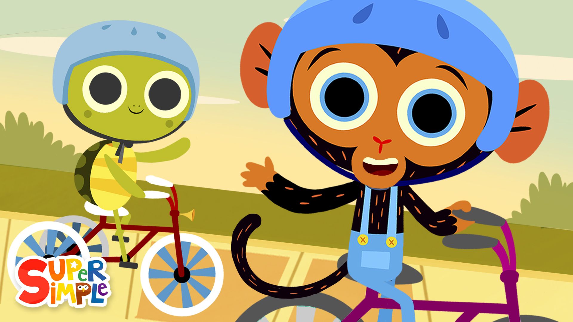 I Like To Ride My Bicycle (Mr. Monkey) - Super Simple And More