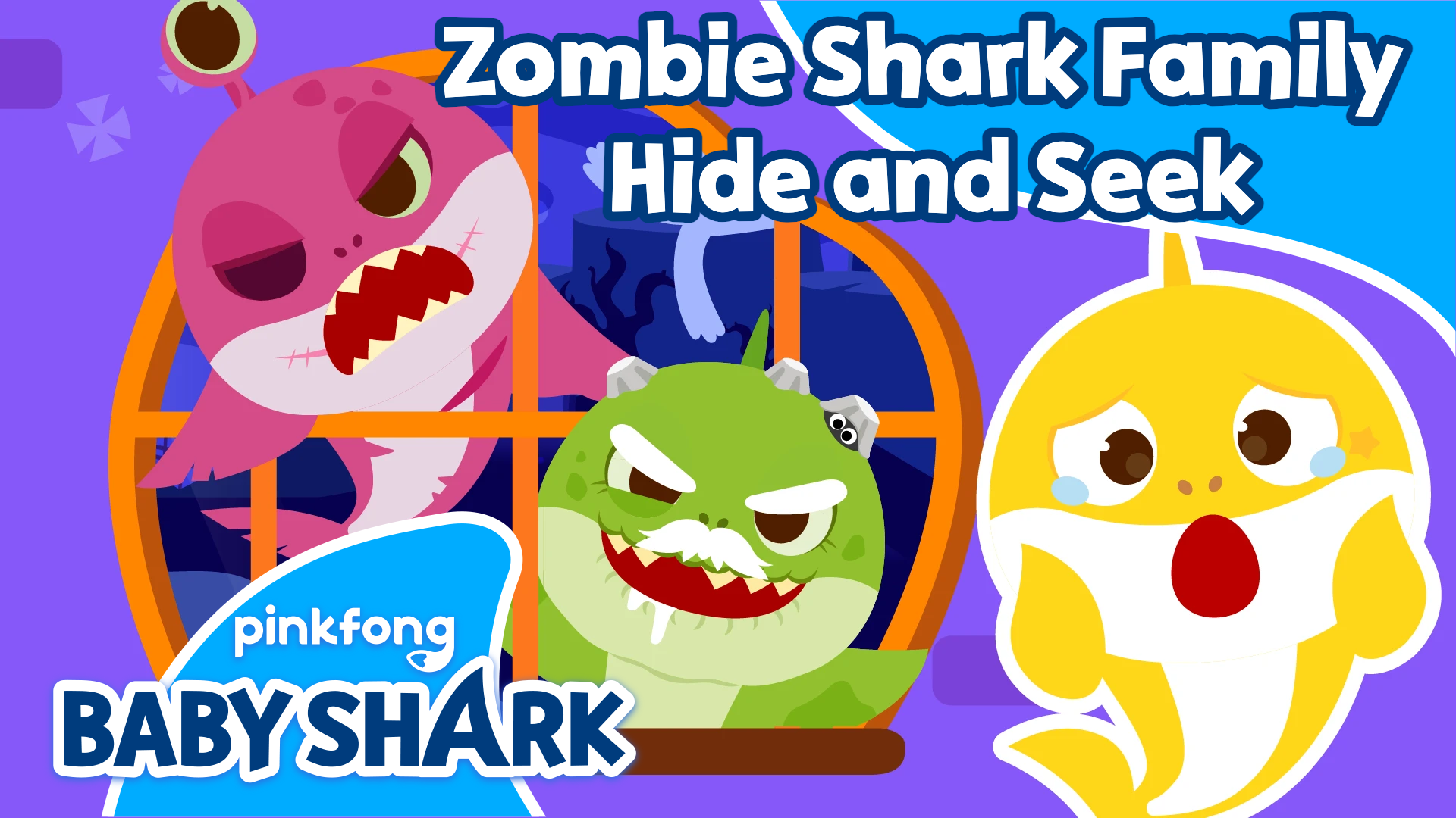 Zombie Shark Family Hide And Seek