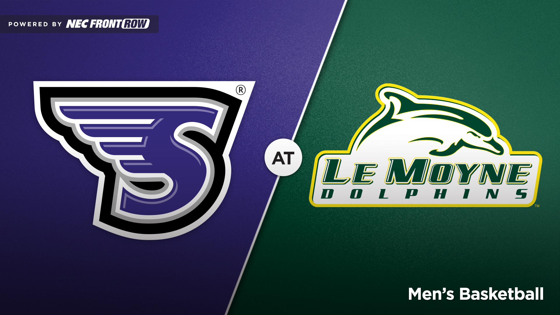 LIVE EVENT -  Northeast Conference Basketball (Men) - Stonehill at Le Moyne