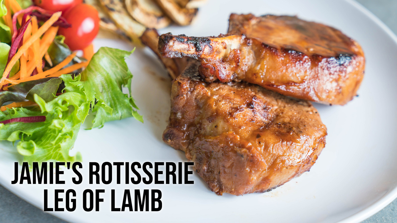 Jamie's Rotisserie Leg of Lamb