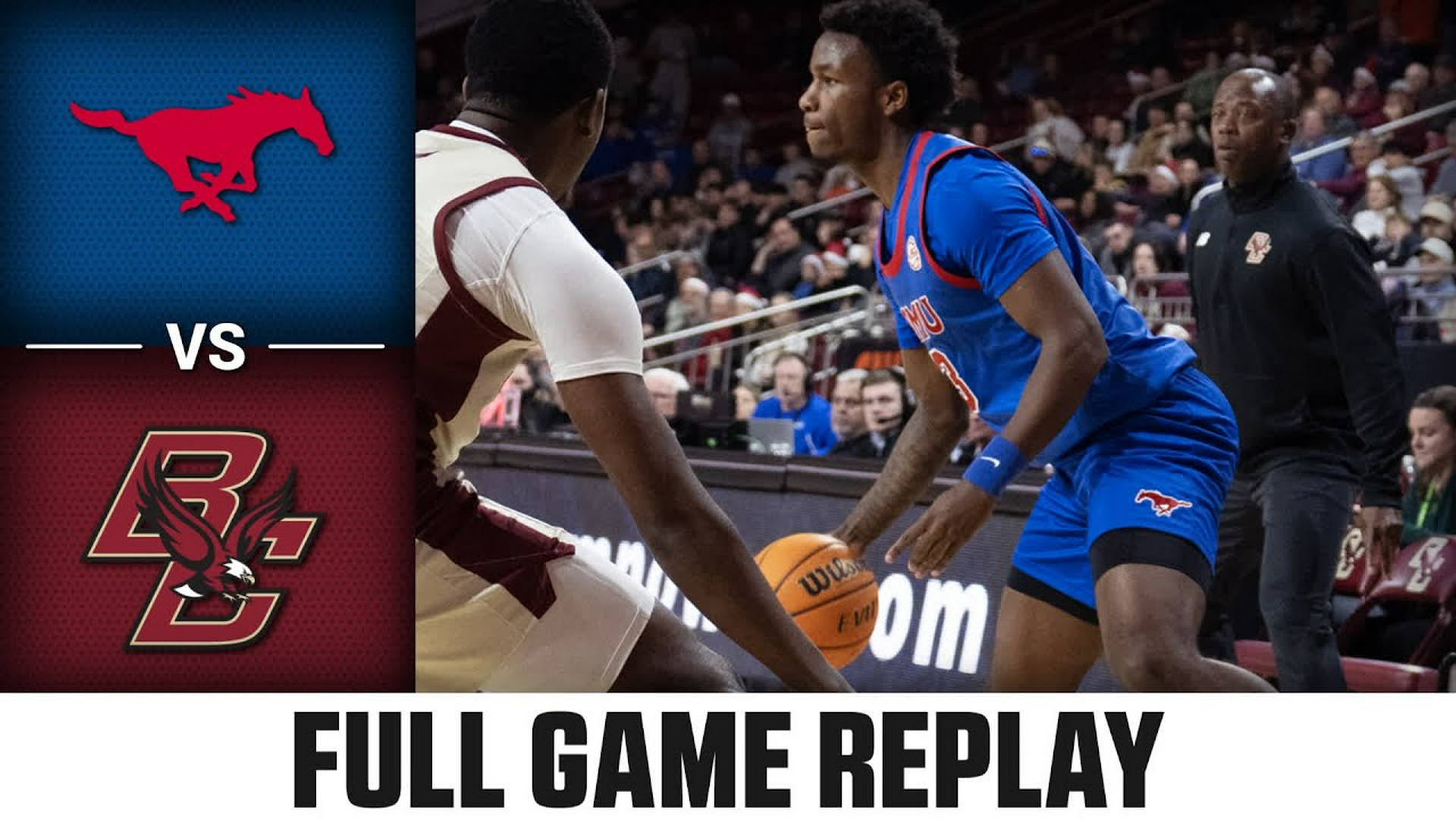 SMU vs. Boston College (12.21.24) MBB Replay