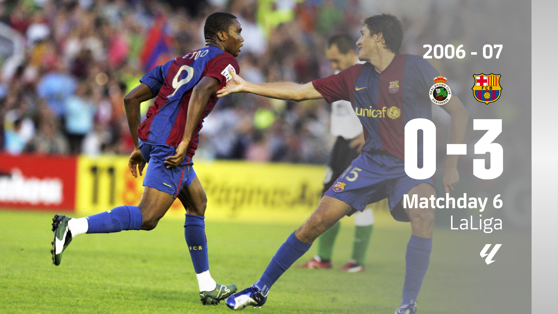 PARTIDO COMPLETO | Racing - Barça | La Liga 2006/2007