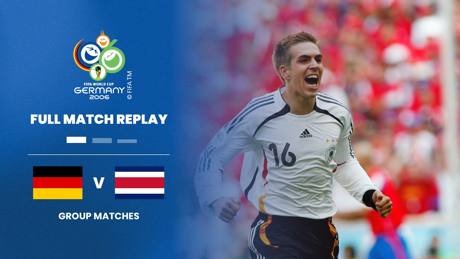 Deutschland v Costa Rica | Gruppe A | FIFA Fussball-Weltmeisterschaft Deutschland 2006™ | Spiel in voller Länge