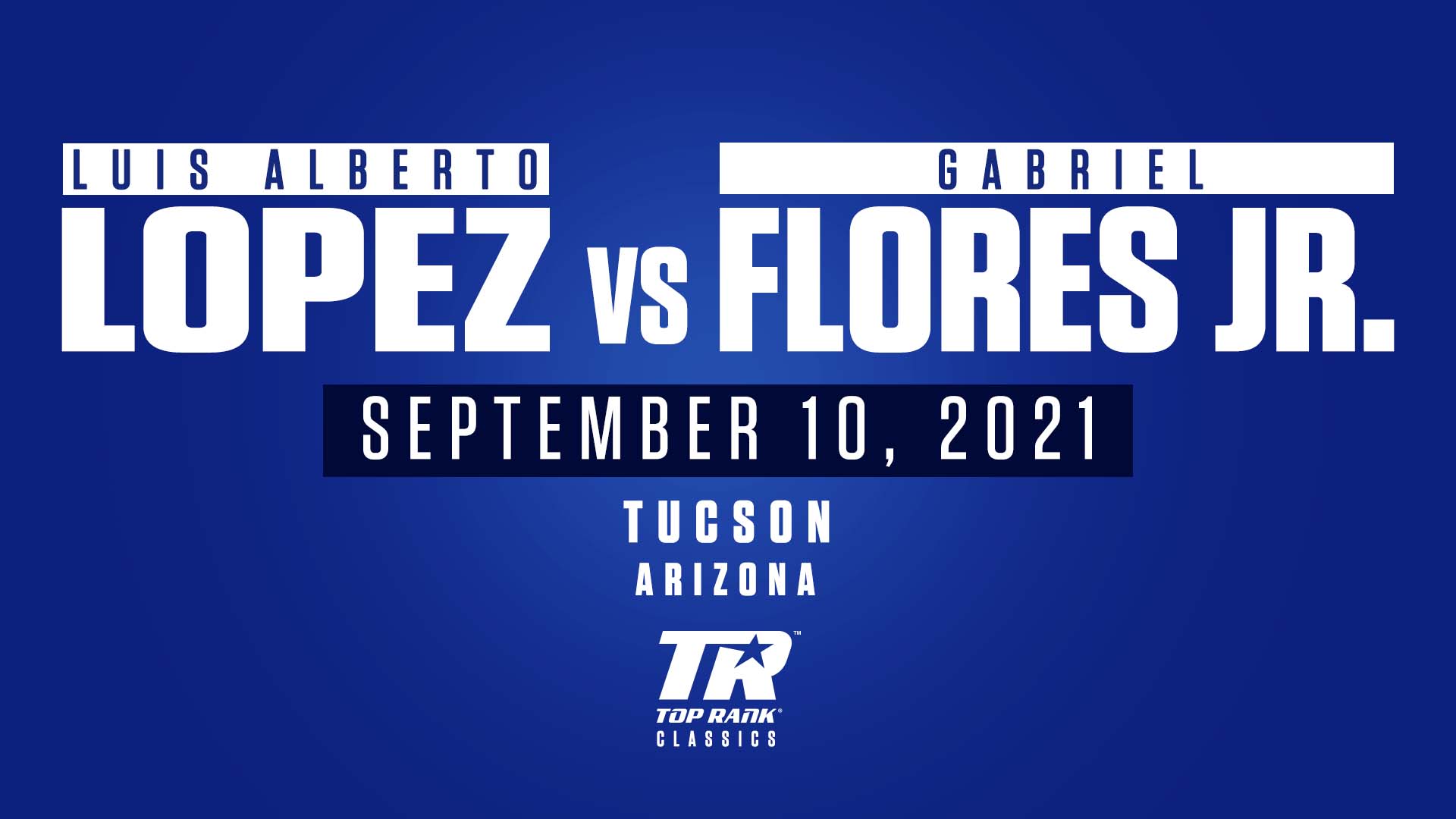 Luis Alberto Lopez vs Gabe Flores Jr