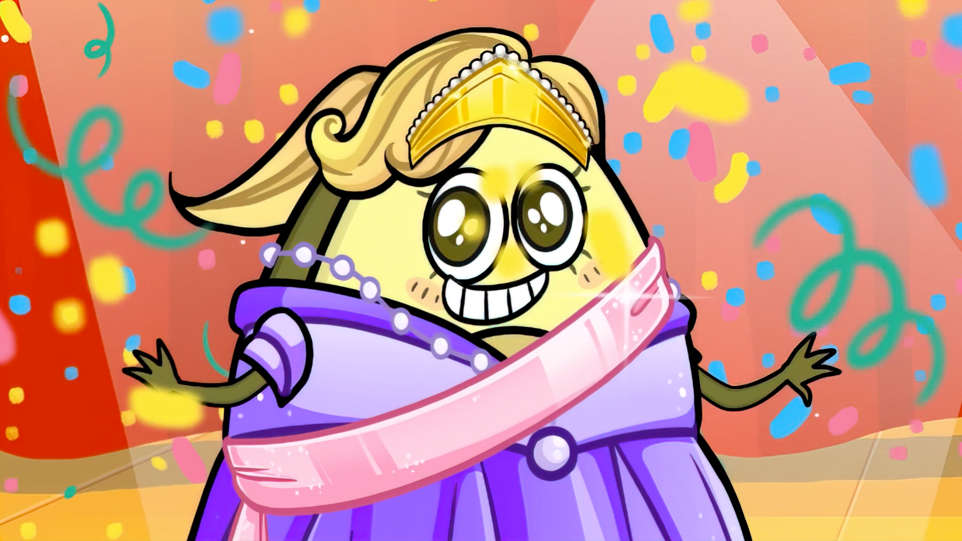 Lucha vegetal por el premio de un concurso de belleza