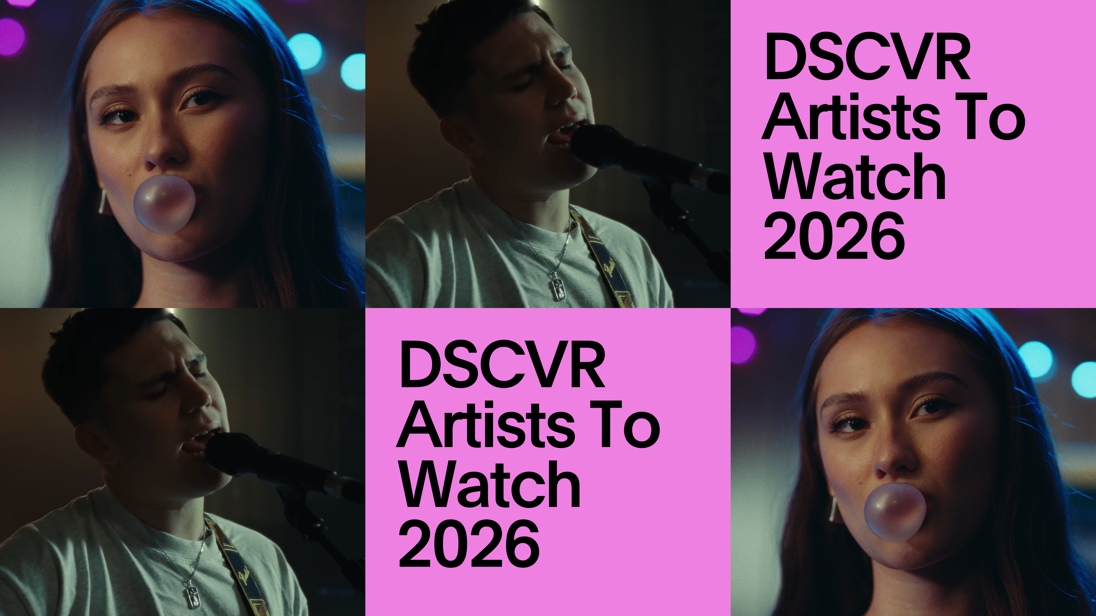 DSCVR Artists To Watch 2026