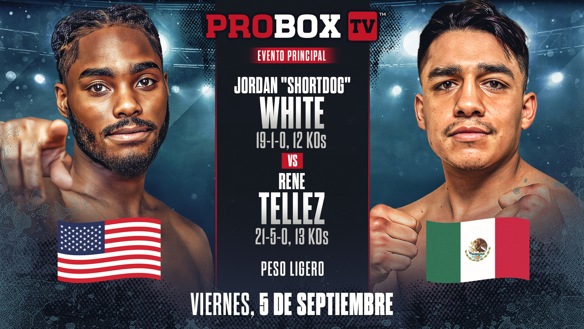 Series de Contendientes: White vs Tellez
