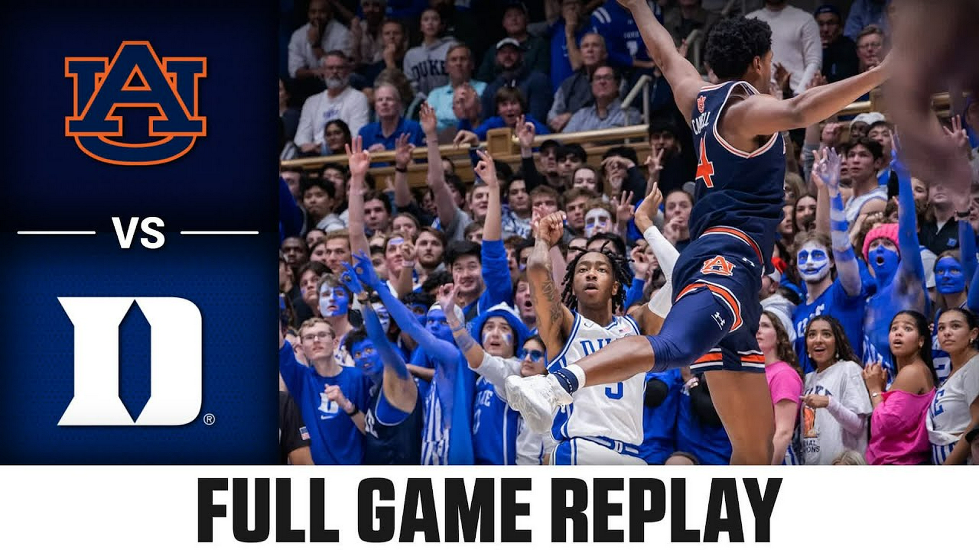 Auburn vs. Duke (12.4.24) MBB Replay