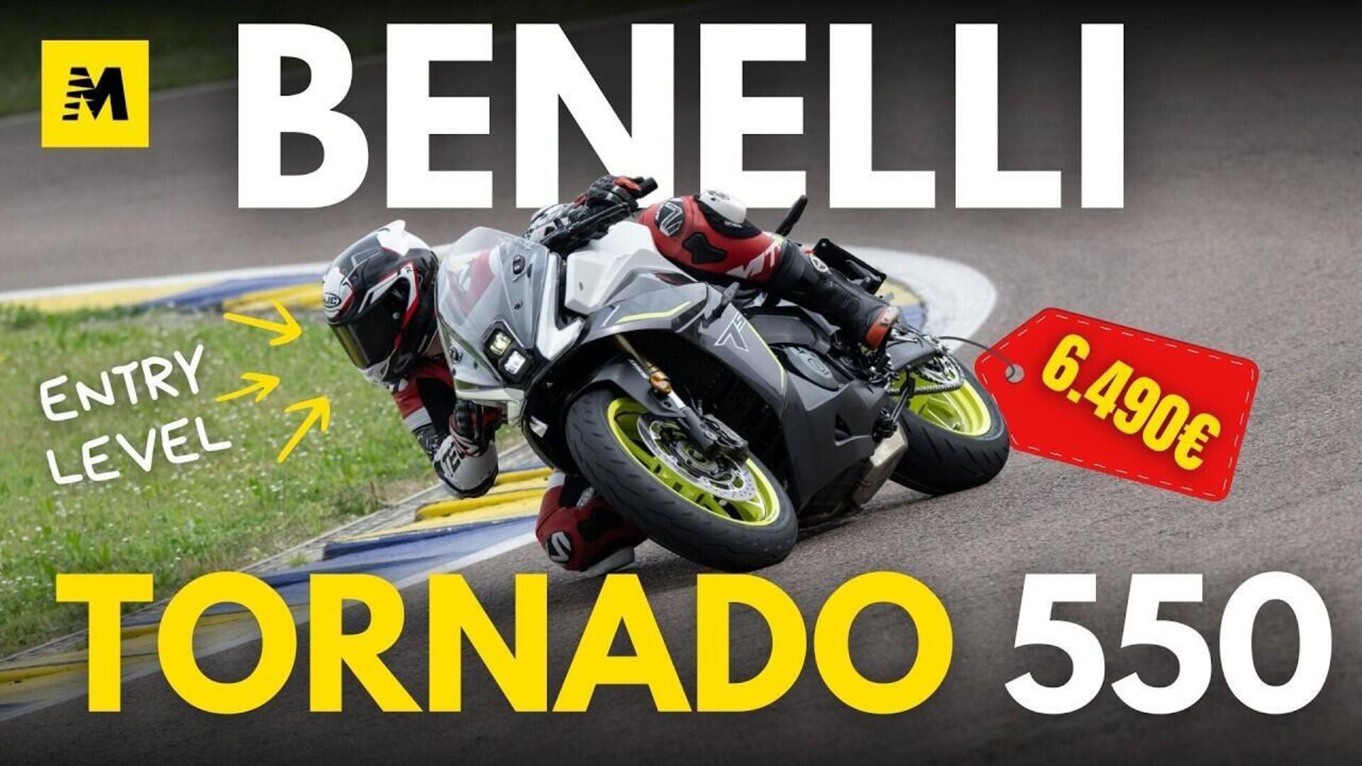 Benelli Tornado 550: Prova in Pista