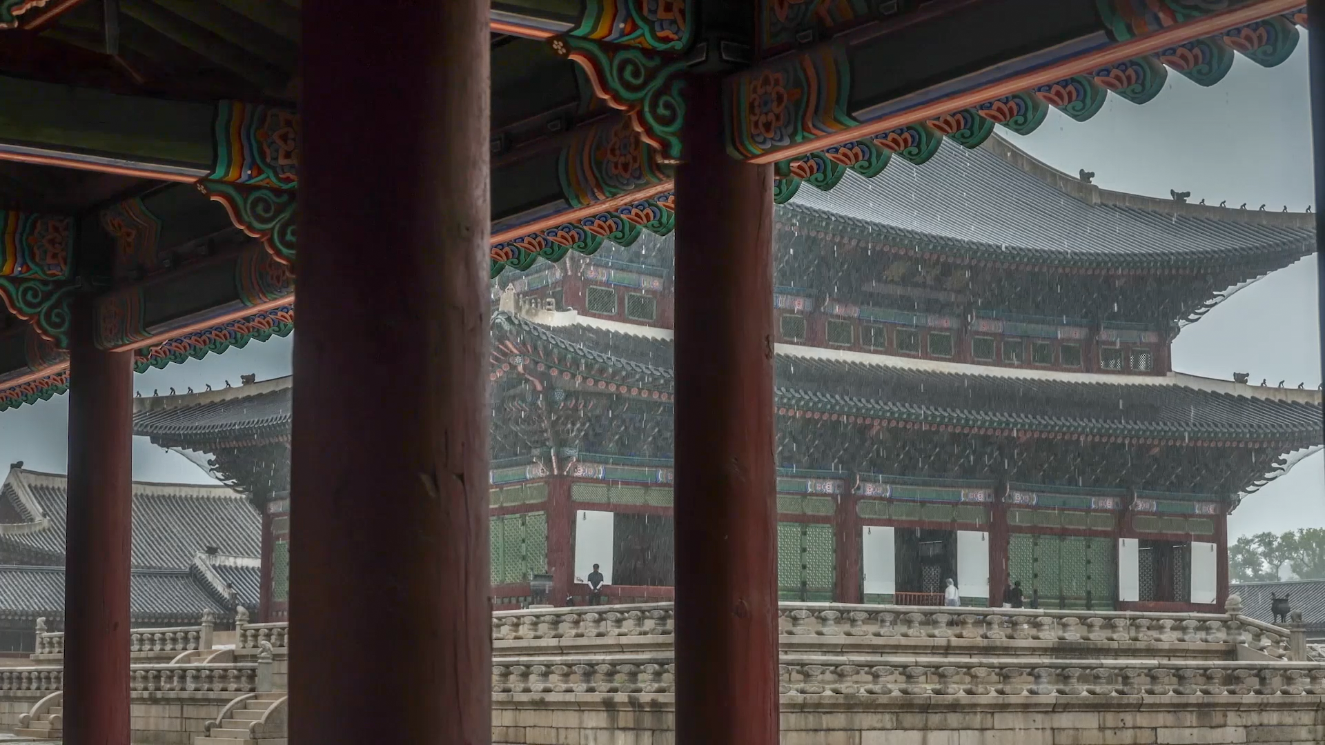 경복궁, 비에 젖다. 우중궁궐