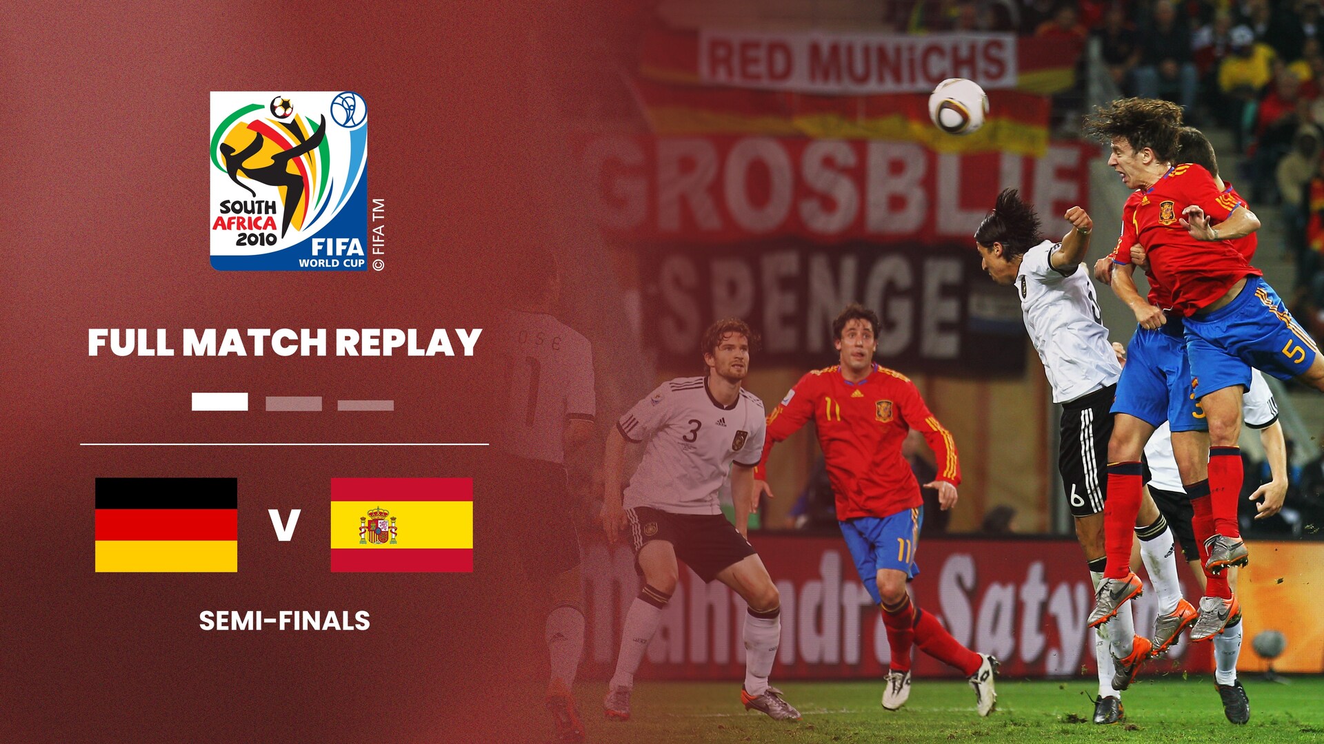 Deutschland v Spanien | Halbfinale | FIFA Fussball-Weltmeisterschaft Südafrika 2010™ | Das Spiel in voller Länge