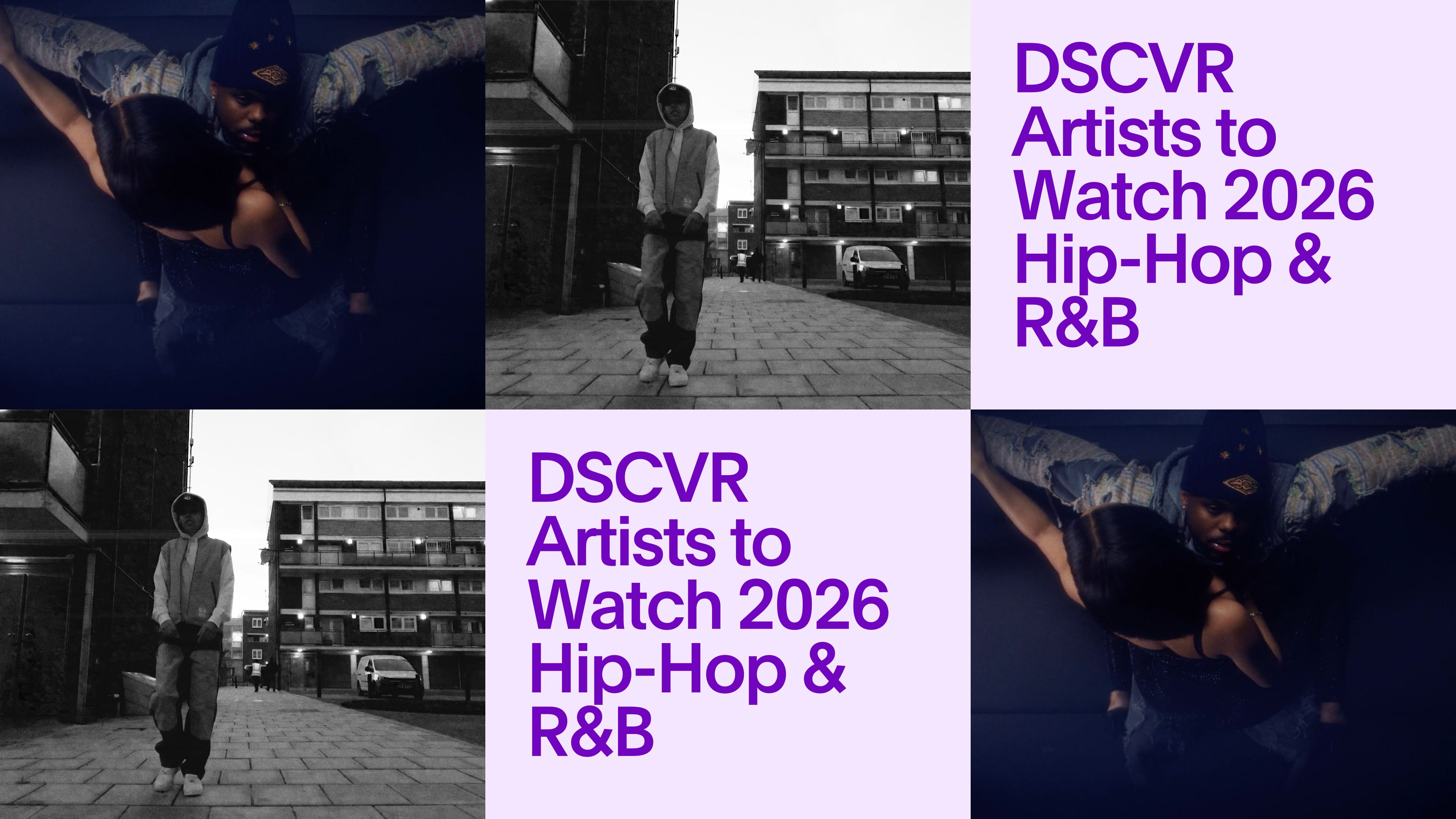 DSCVR Artists to Watch 2026 Hip-Hop & R&B