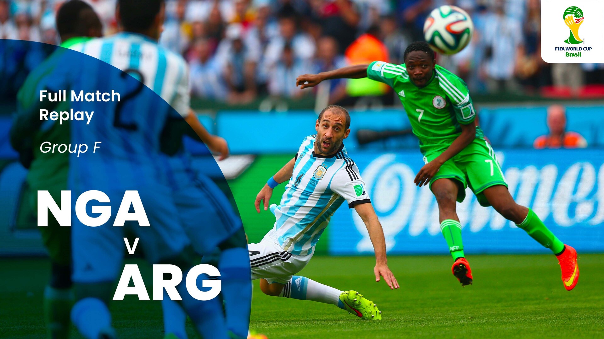 Nigeria vs Argentina | Grupo F | Copa Mundial de la FIFA Brasil 2014™ | Partido completo
