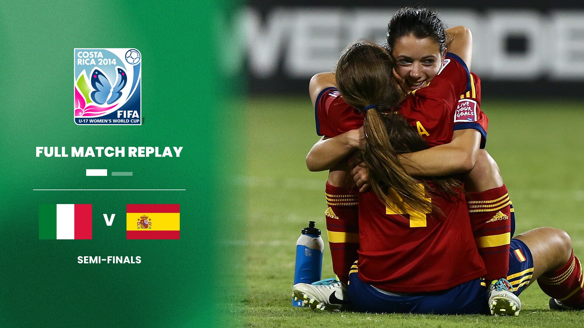 Italy v Spain | Semi-finals | FIFA U-17 Women's World Cup Costa Rica 2014™ | Full Match Replay