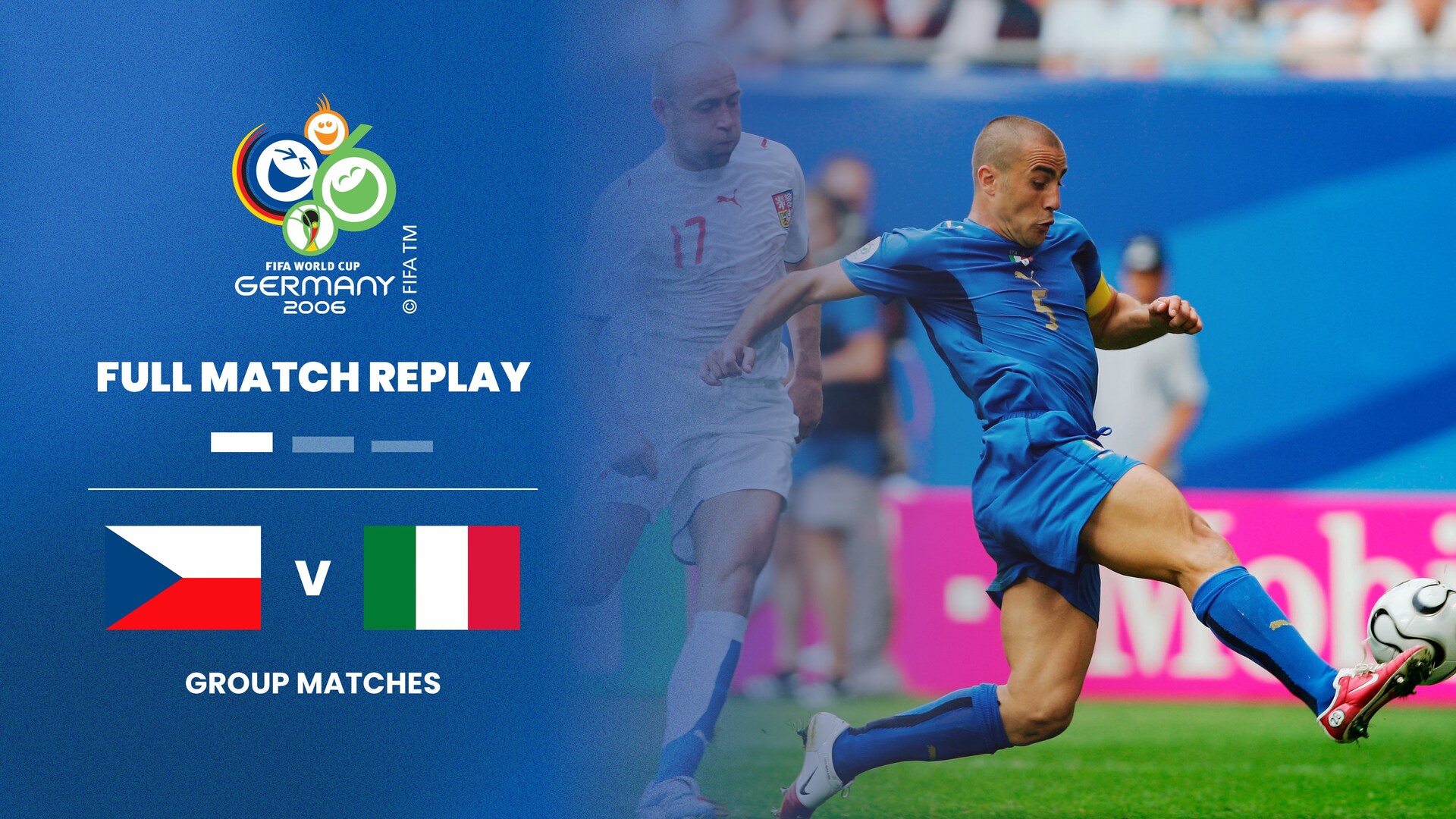 Repubblica Ceca-Italia | Gruppo E | Coppa del Mondo FIFA Germania 2006 | Match completo