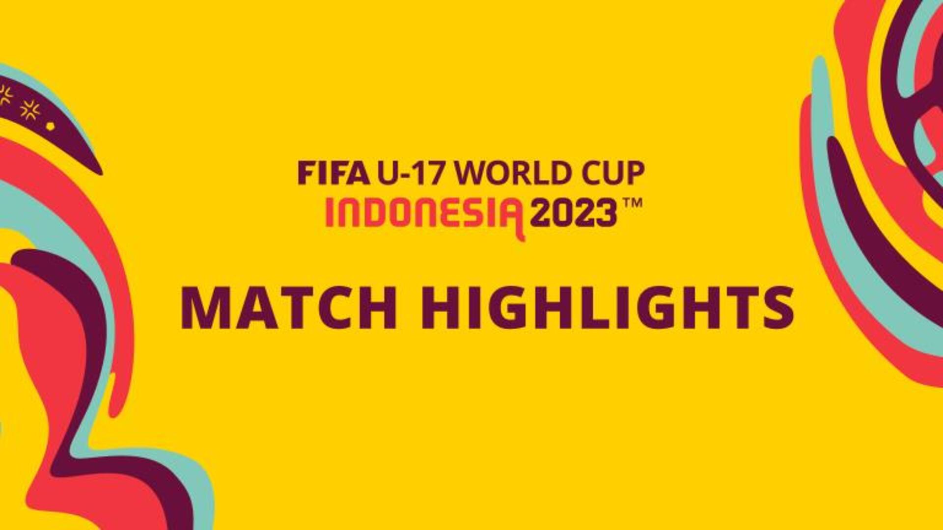 Highlights De La Copa Mundial Sub 17 De La Fifa Indonesia 2023™