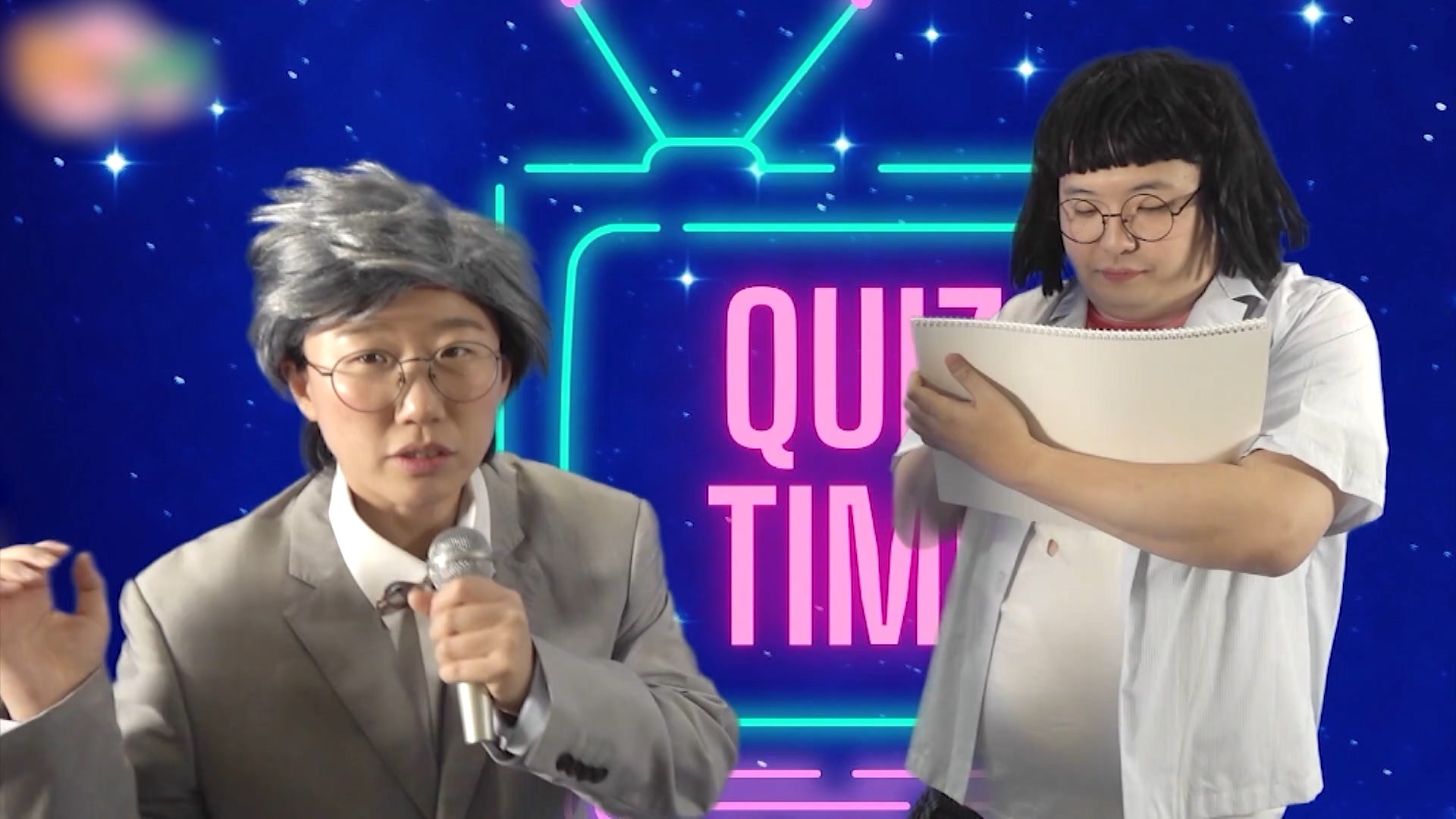 에이미의 병맛 퀴즈 트레이닝! 으뜸이 퀴즈쇼에 나가다?! / 중학생이라서 좋을 때가 있다고?