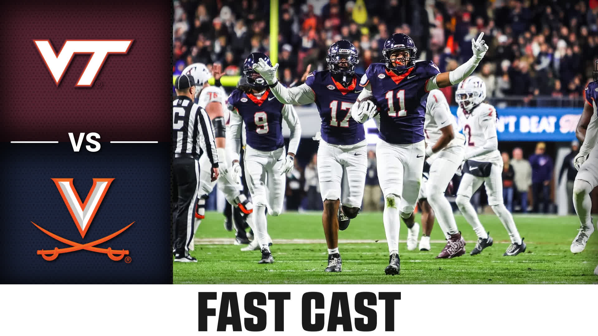 Virginia Tech vs. Virginia 2025 Week 14 Fast Cast