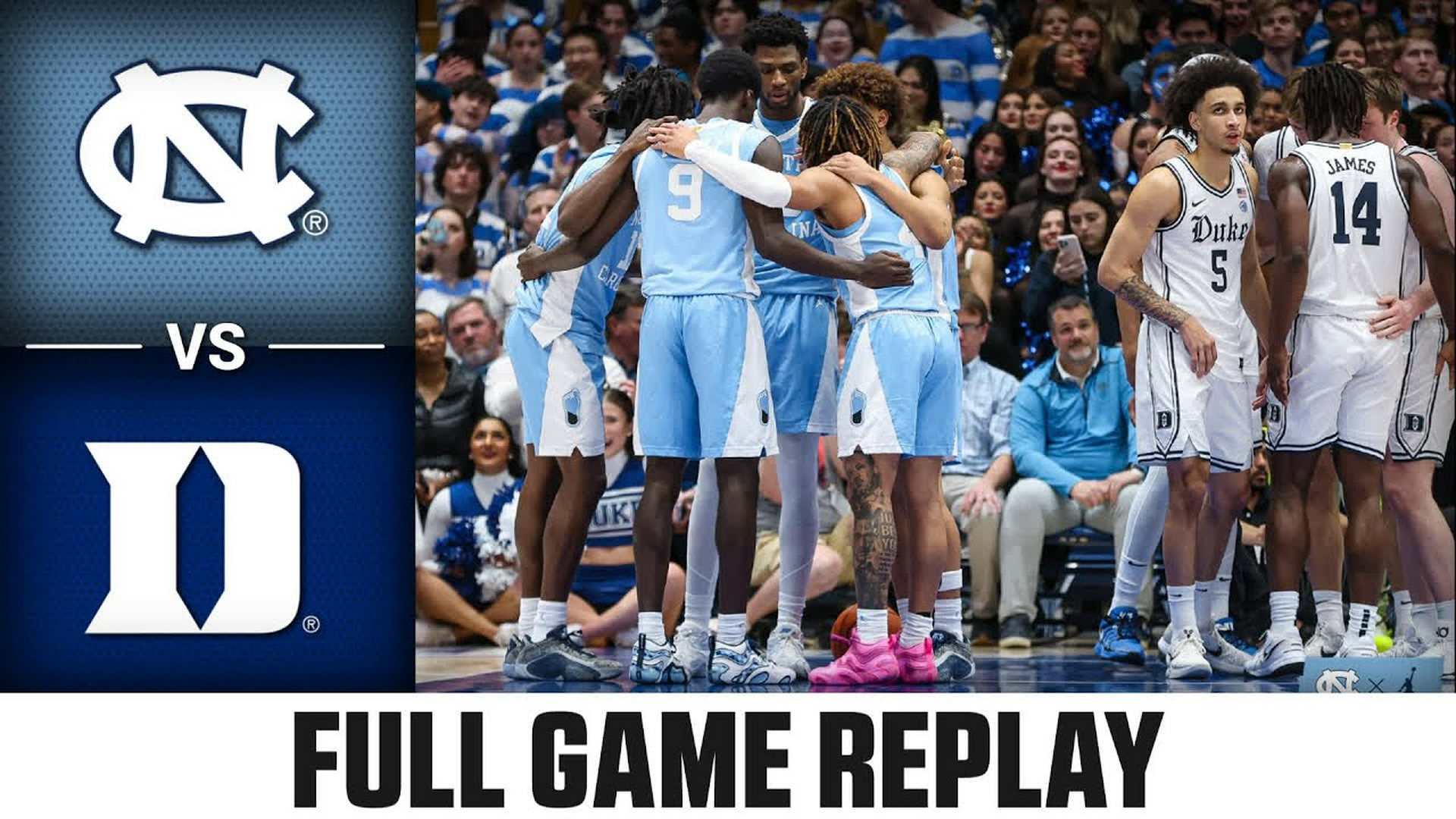North Carolina vs. Duke (2.1.25) MBB Replay
