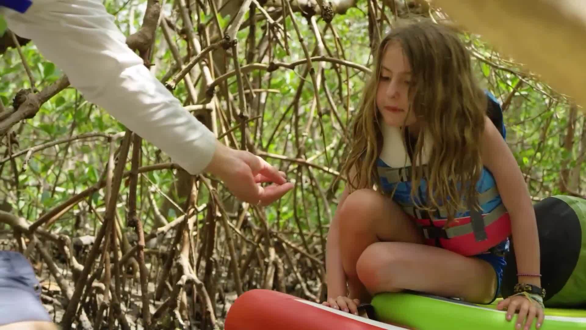 Desafiando las Olas Remando en "The Great Calusa Blueway"