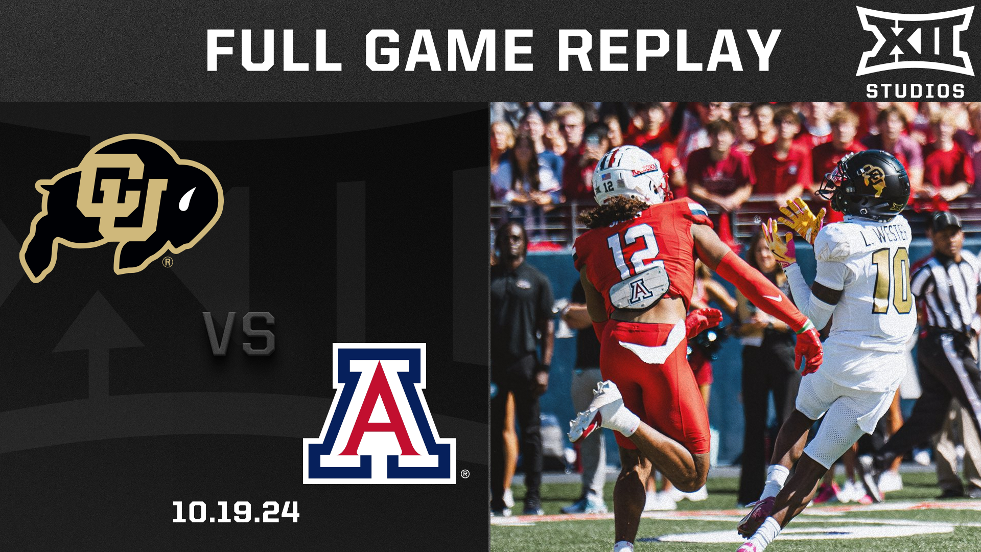 Colorado vs. Arizona (10.19.24) Football Replay