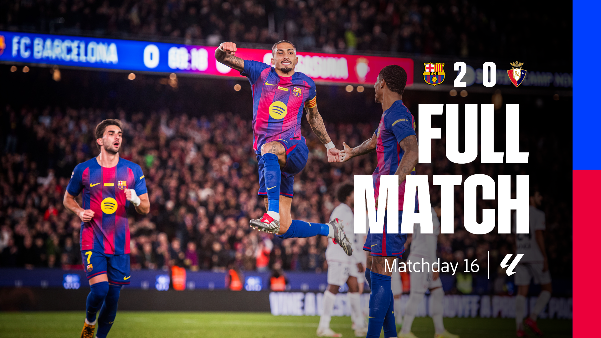 PARTIDO COMPLETO | Barça - Osasuna | La Liga 2025/2026