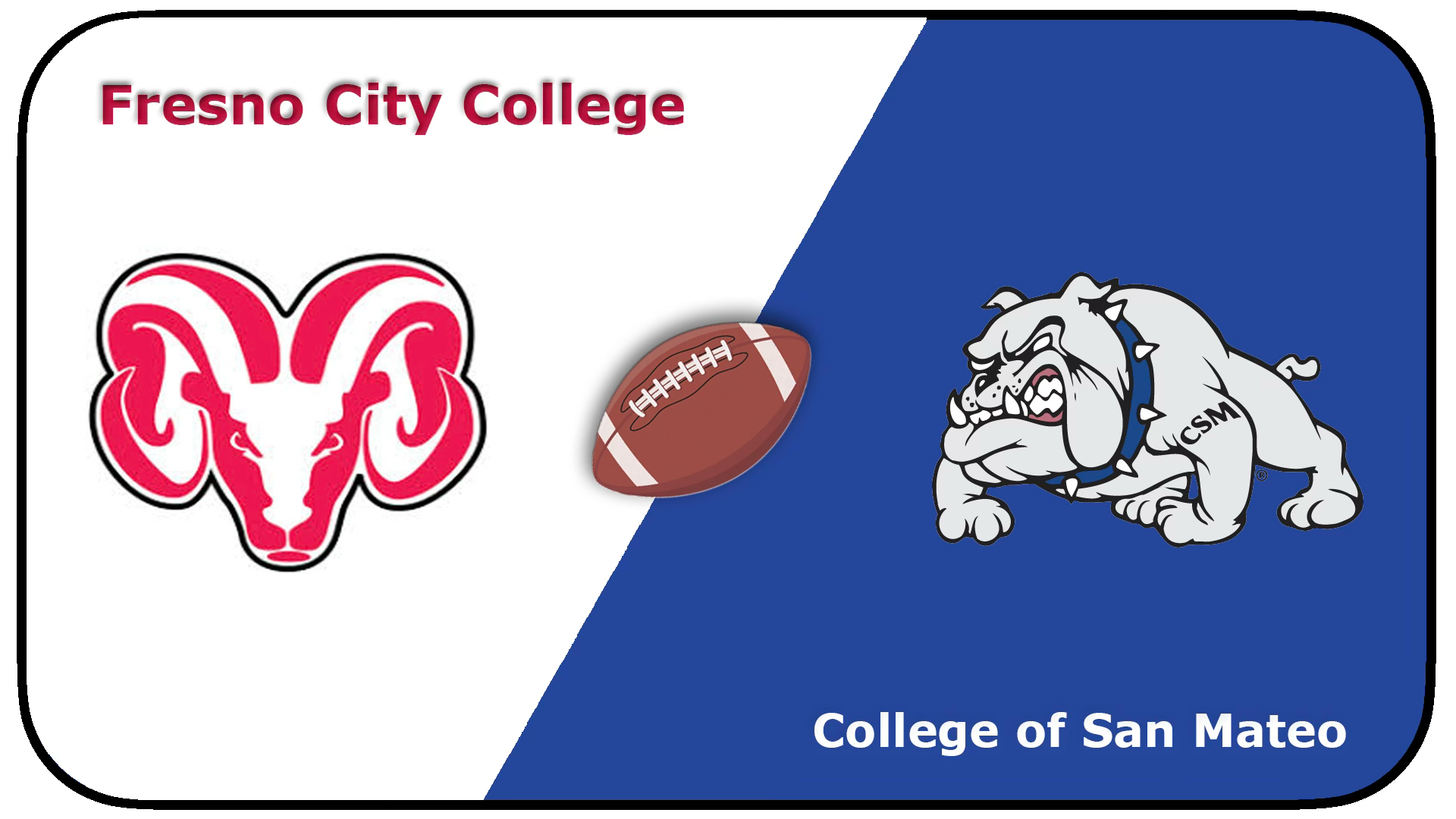 Football - 3C2A JUCO Semi Final - College of San Mateo vs. Fresno City College